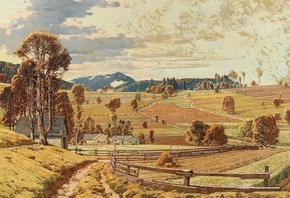 Josef Stoitzner, Austrian Art, Autumn landscape