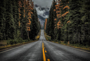 Estrada, Montanhas, Calor, Alta Temperatura