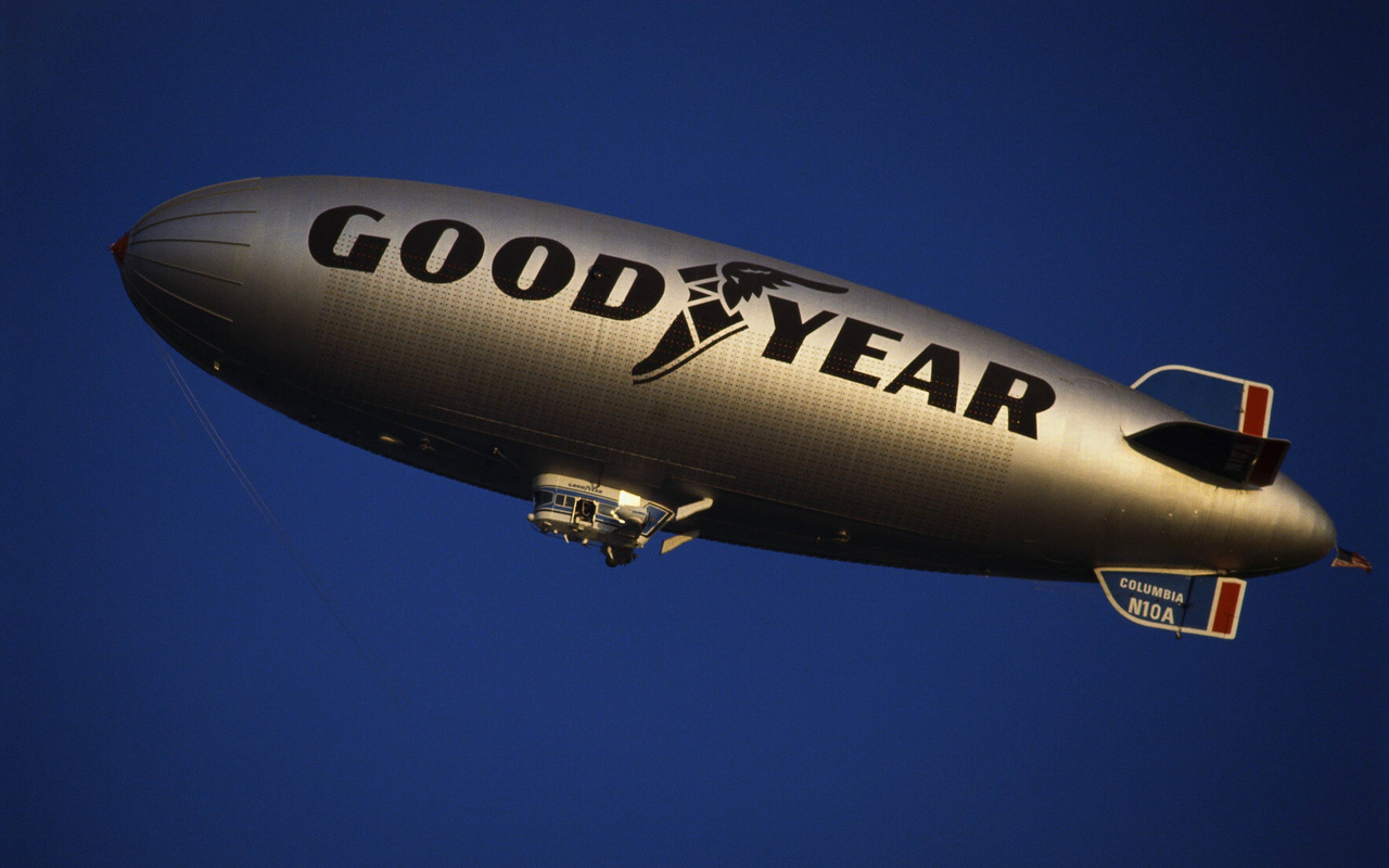 , airship, dirigible, goodyear