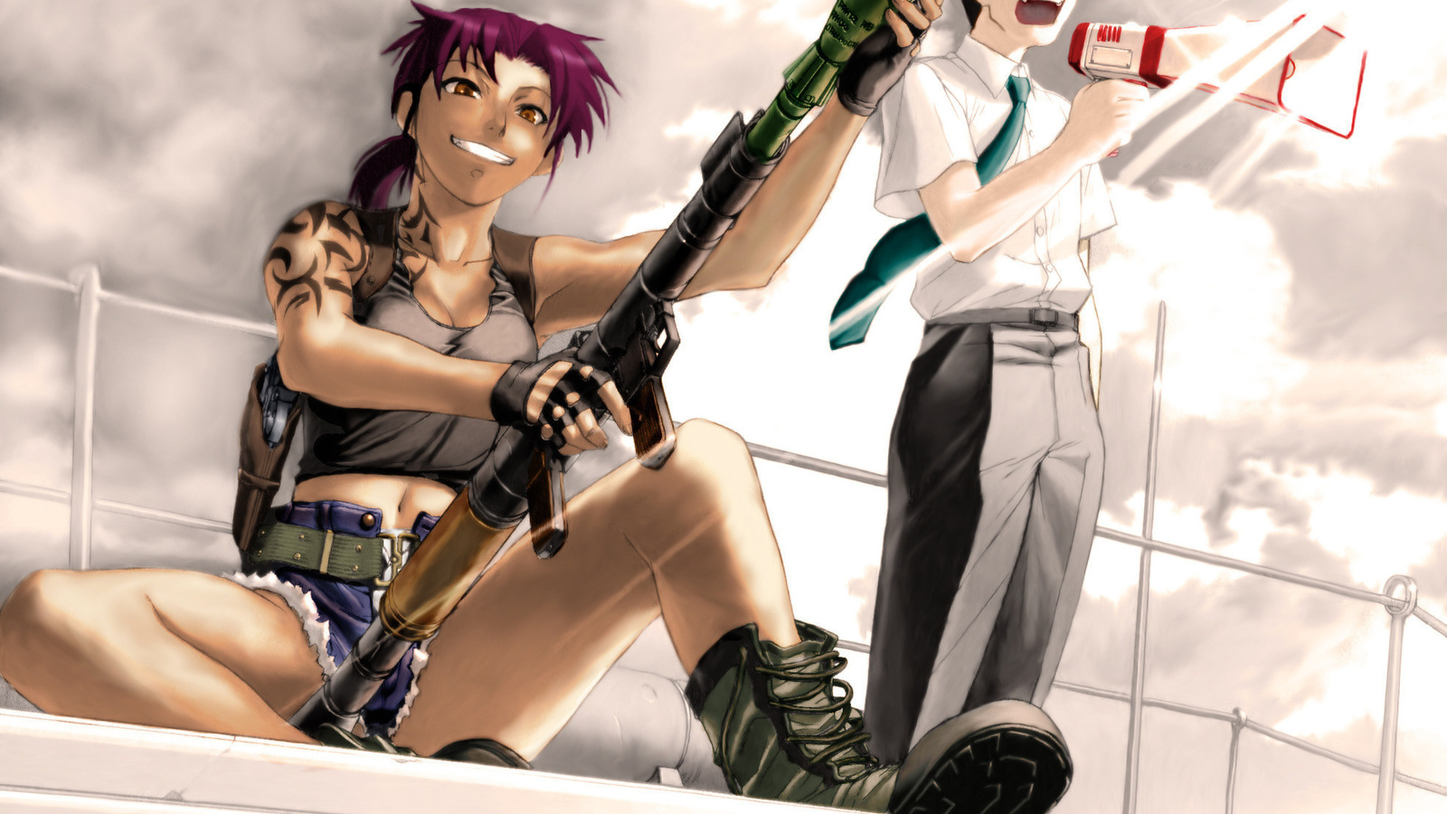 black lagoon,   , revy, rock