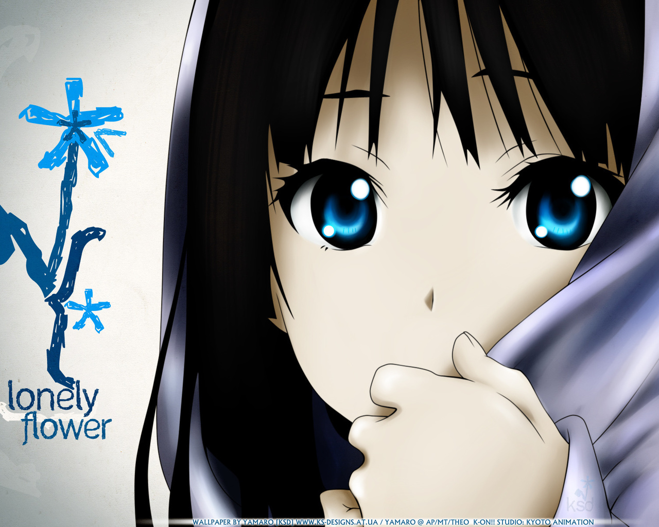 Close, k-on!, akiyama mio, lonely flower