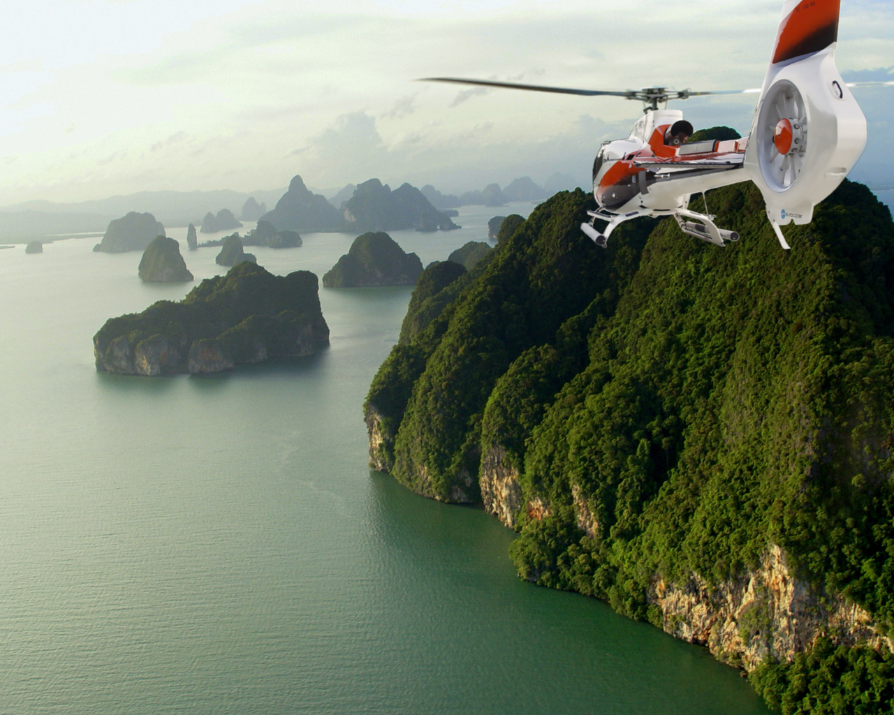 Helicopter, thailand, phuket