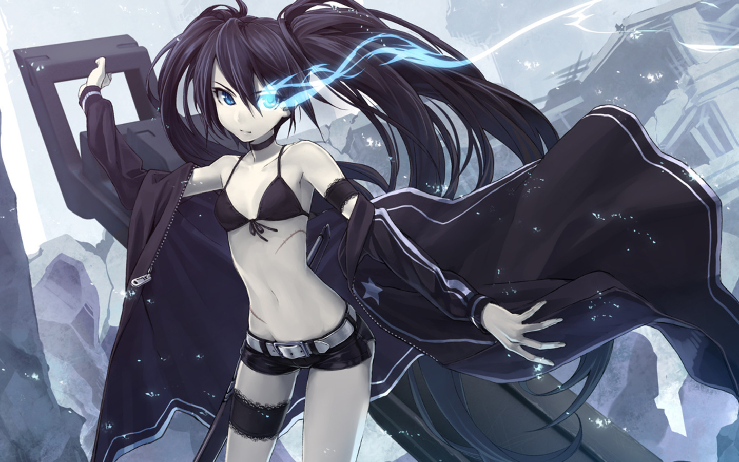  , black rock shooter,  , ,    