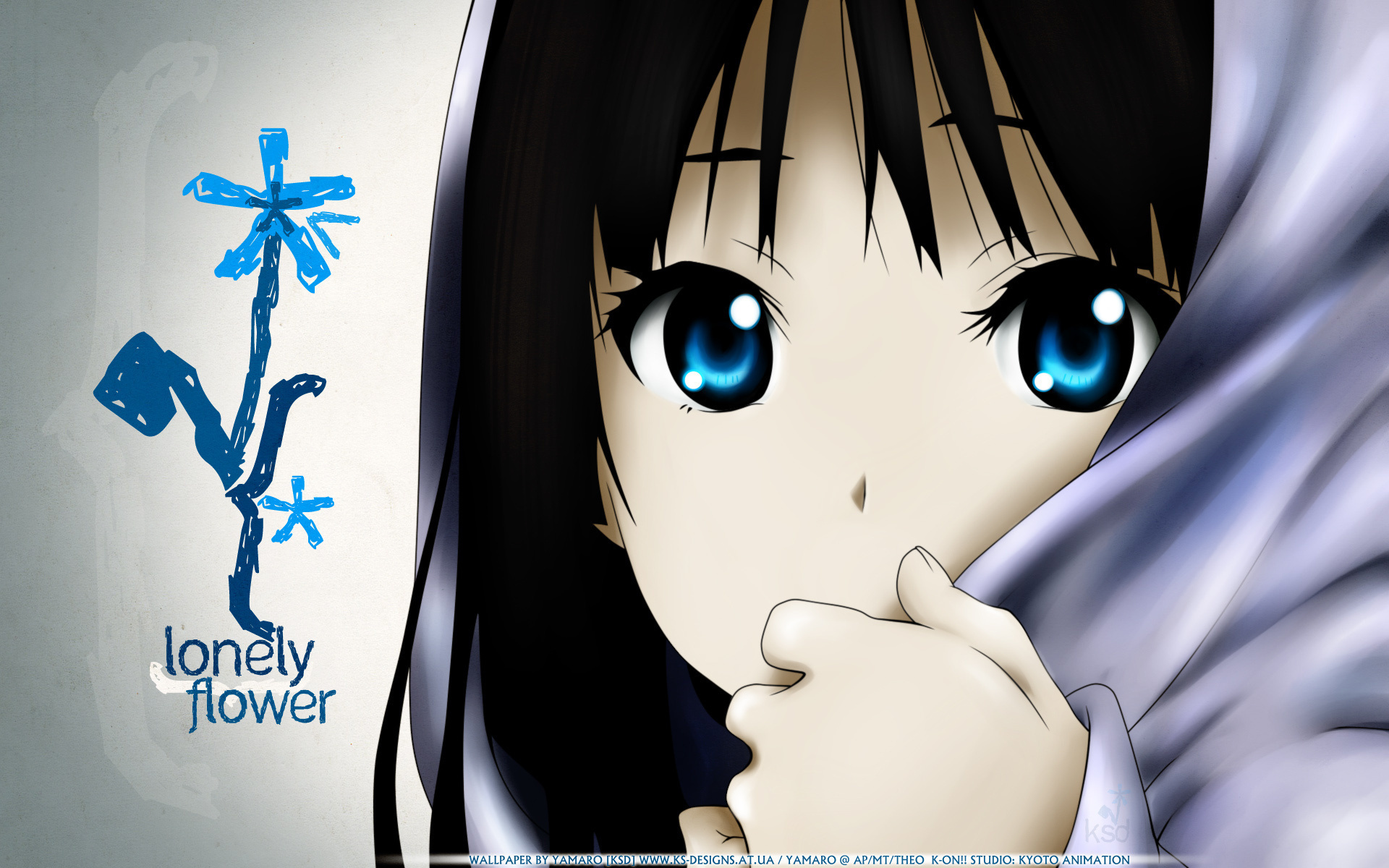 Close, k-on!, akiyama mio, lonely flower