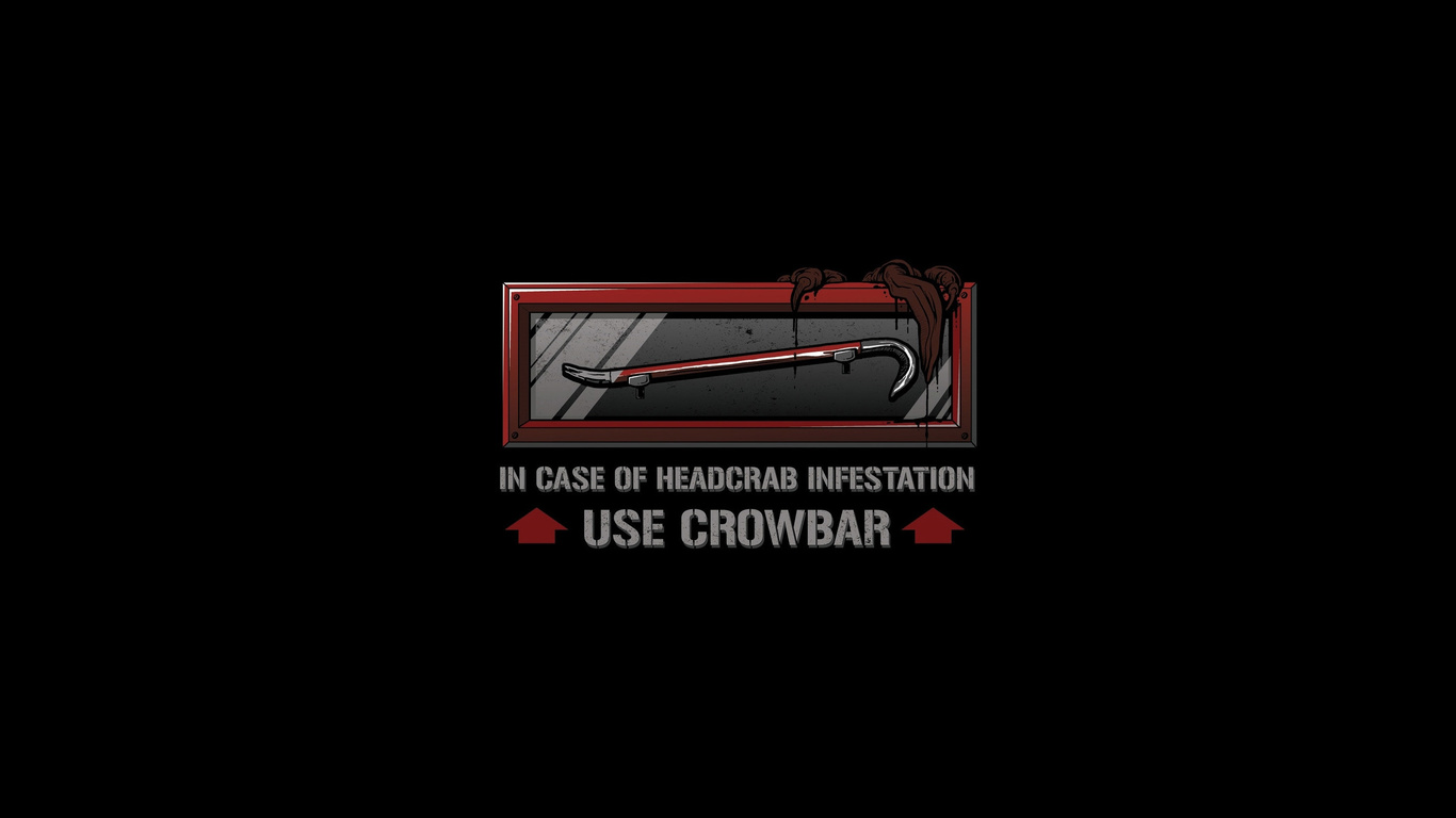 , half life, Use crowbars