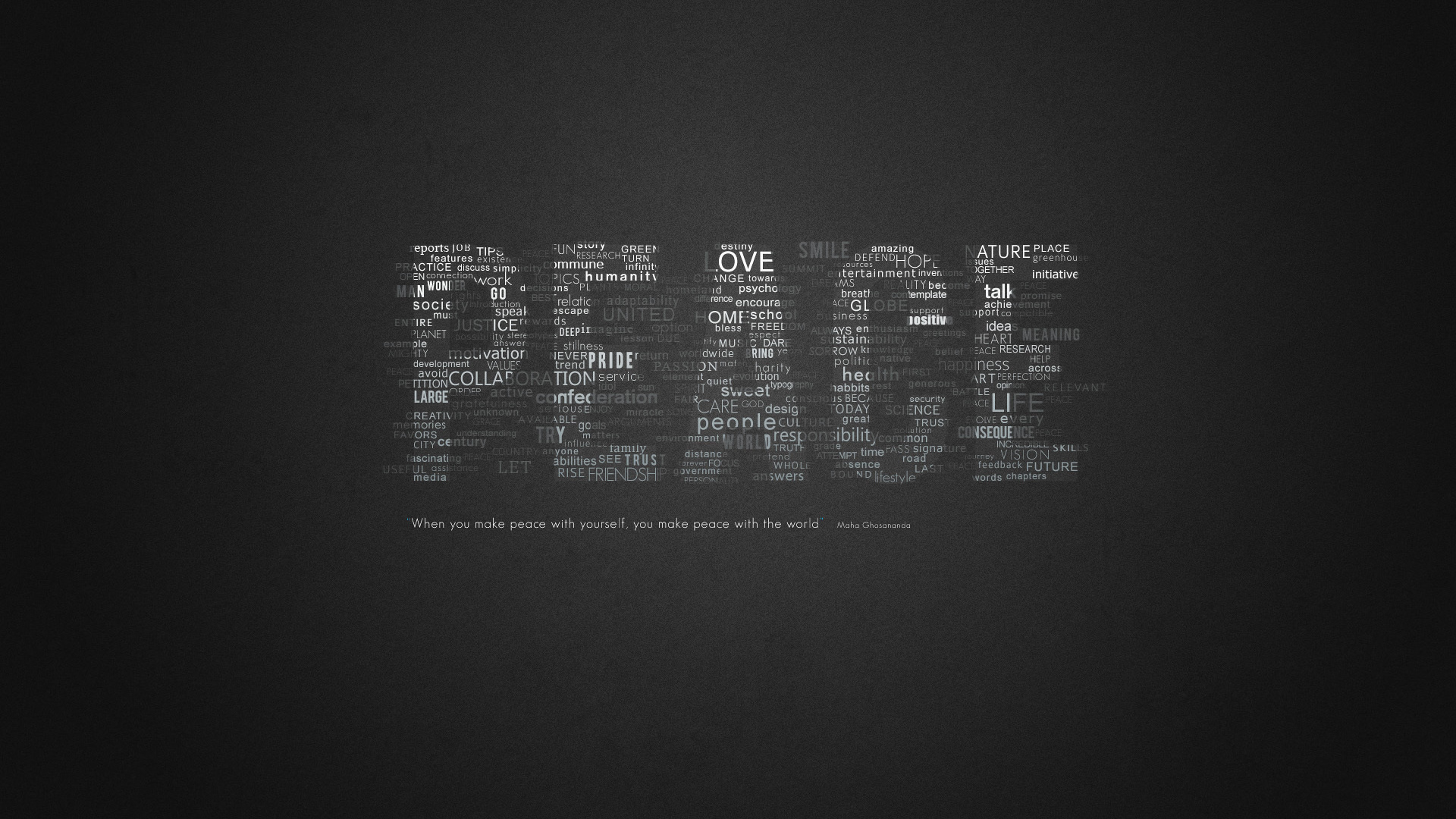 words, , peace, , , 
