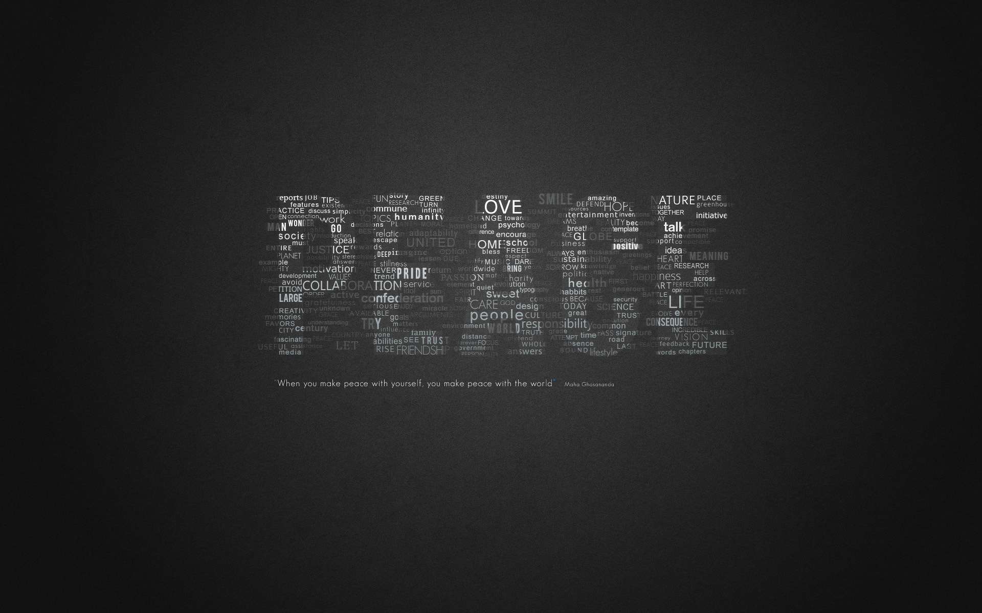 words, , peace, , , 