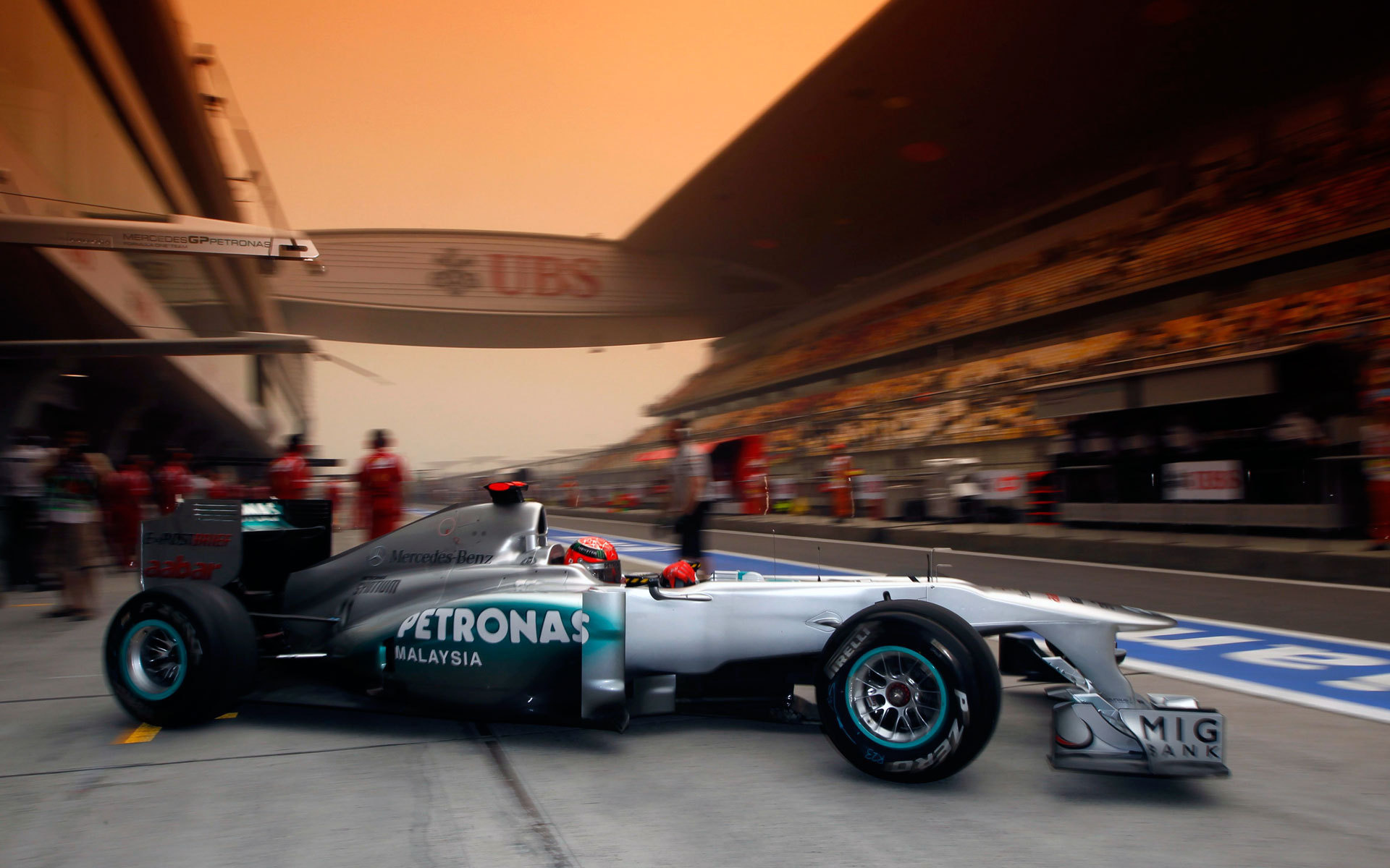 Mercedes gp, formula one team, michael schumacher, petronas, 