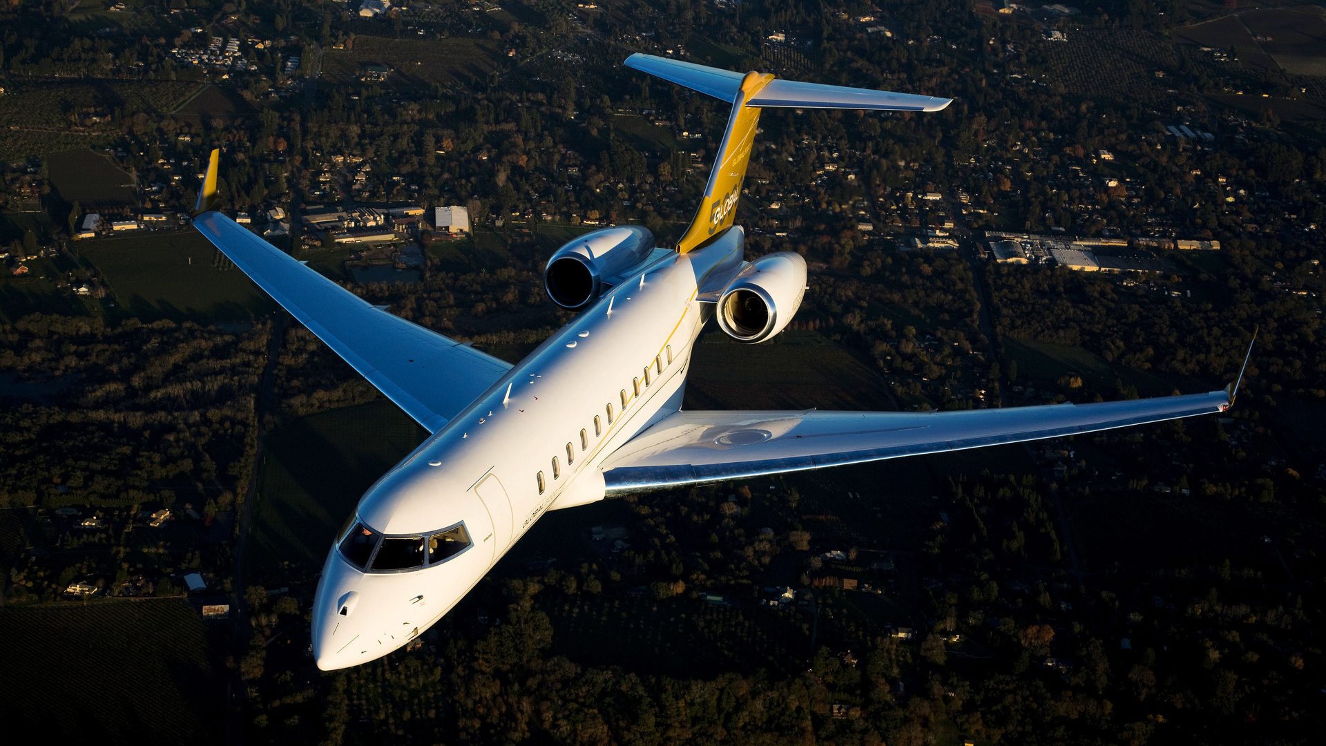 in flight, , global 5000, bd-700-1a11, Bombardier