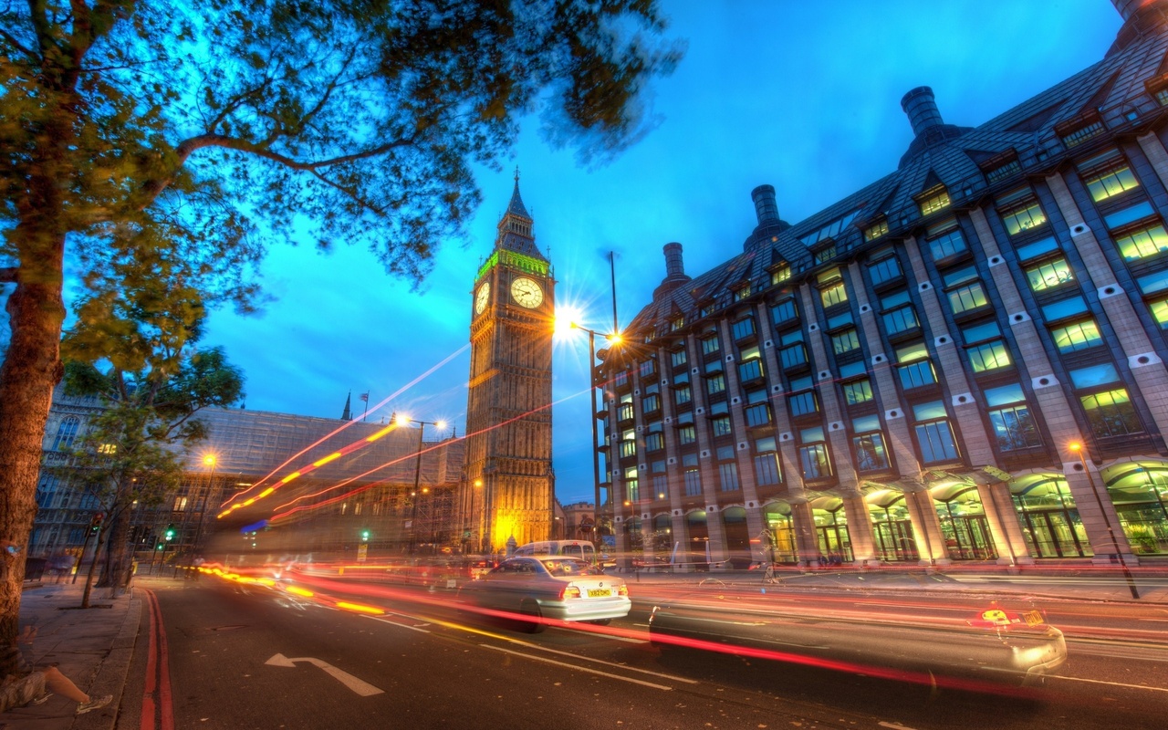 Big ben at dusk, , , london, , 