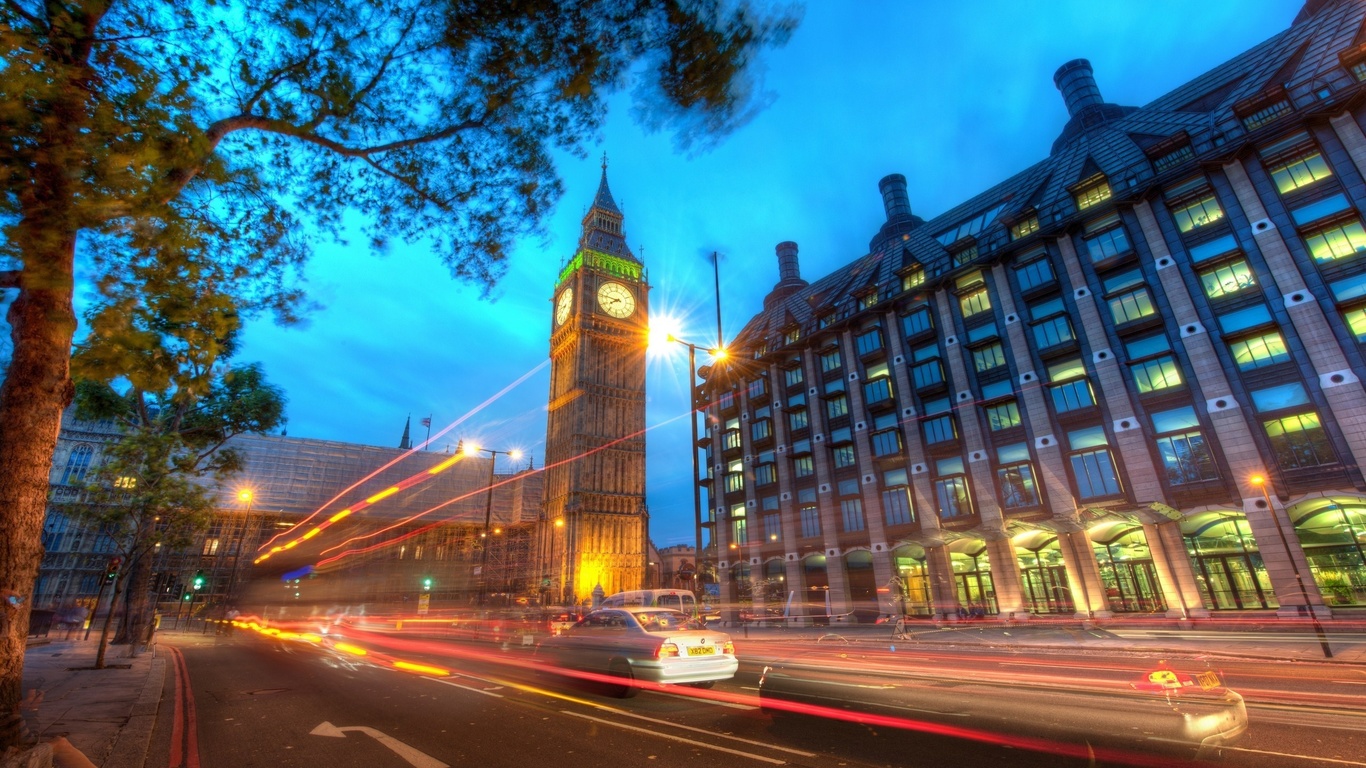 Big ben at dusk, , , london, , 