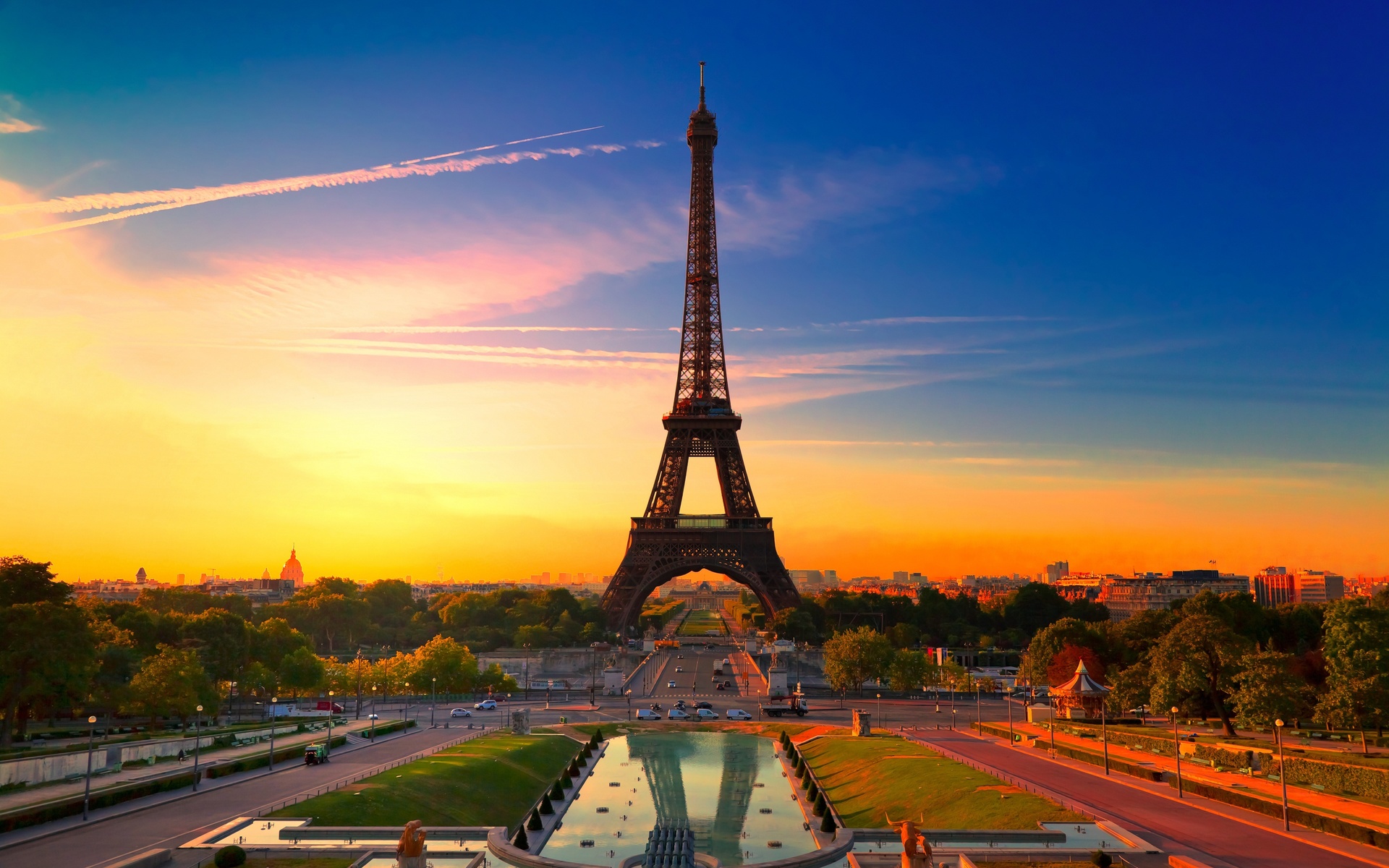 , beautiful france, Paris sunset,  , , 