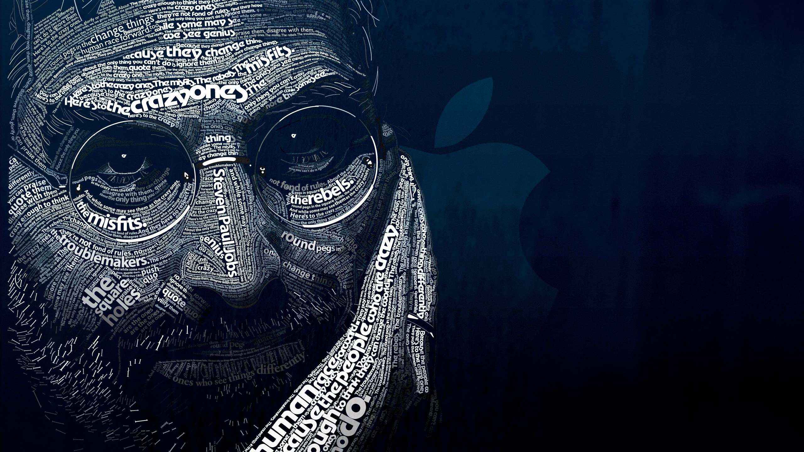 , iphone, ipod, black, background, Hi-tech, apple, man, ipad, words, steve jobs