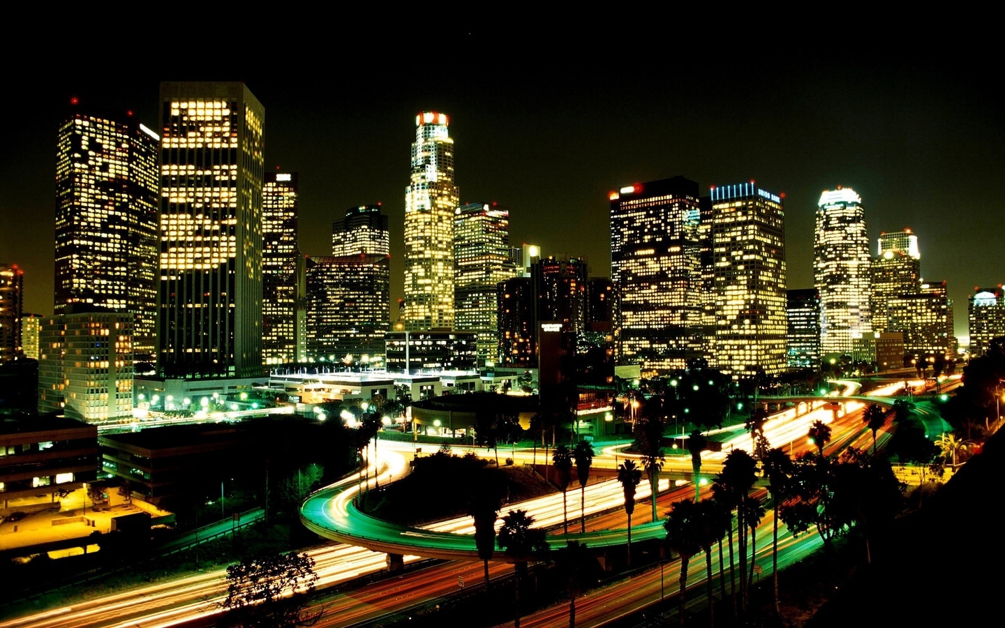 la, Los angeles, , -, , usa, night