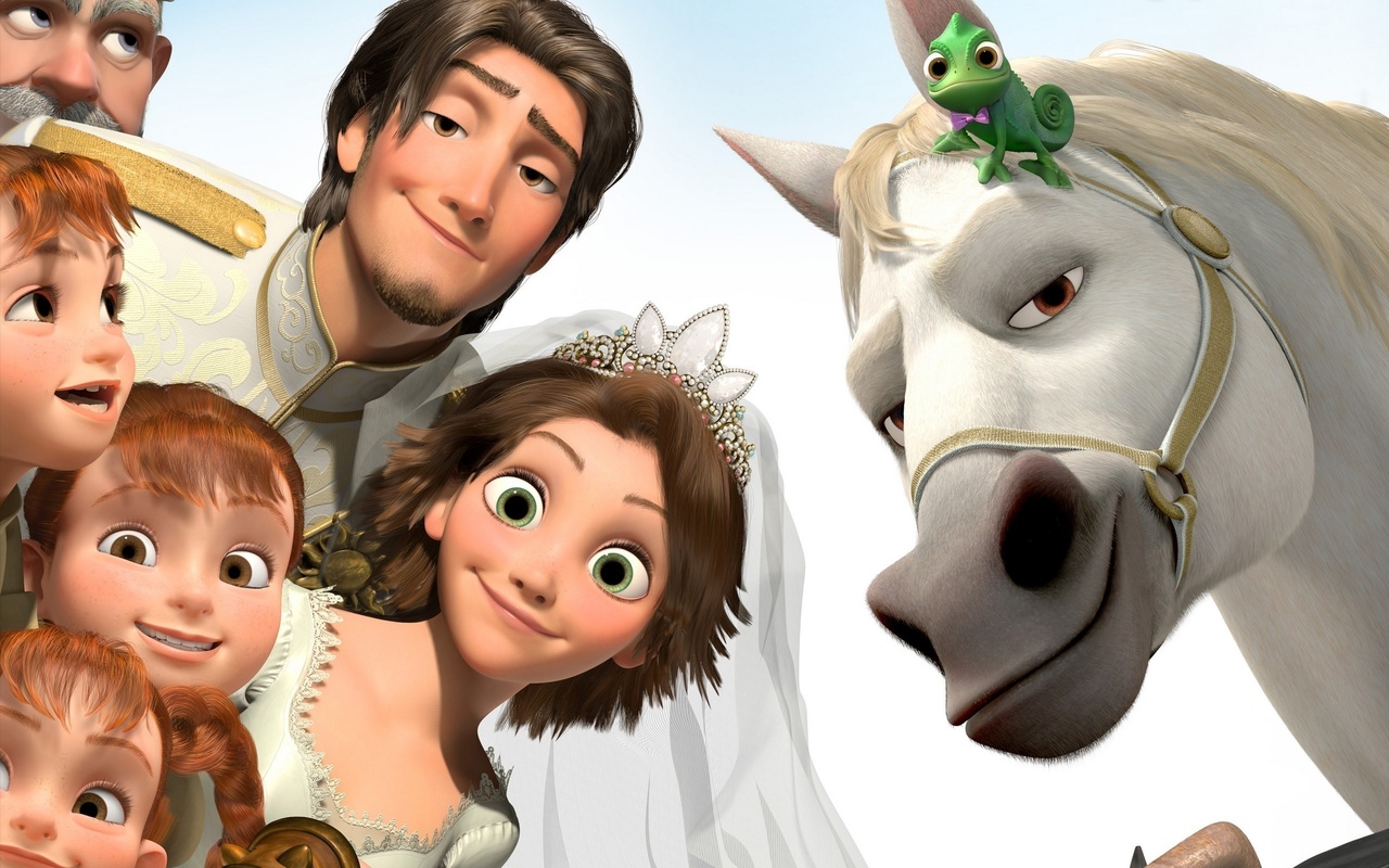 rapunzel, tangled 2, maximus, flynn, pascal, tangled ever after