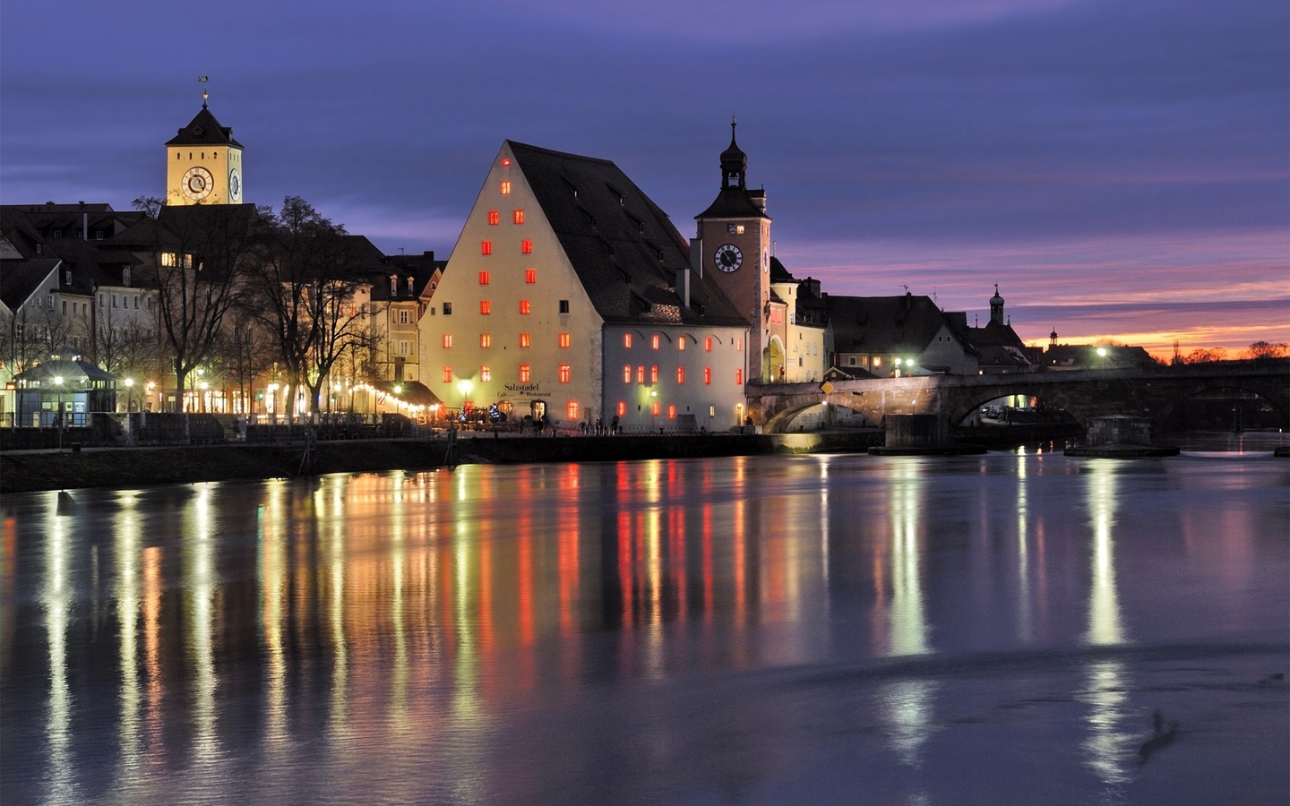 Bavaria, river, bridge, regernsburg, , city, beautiful, germany, 