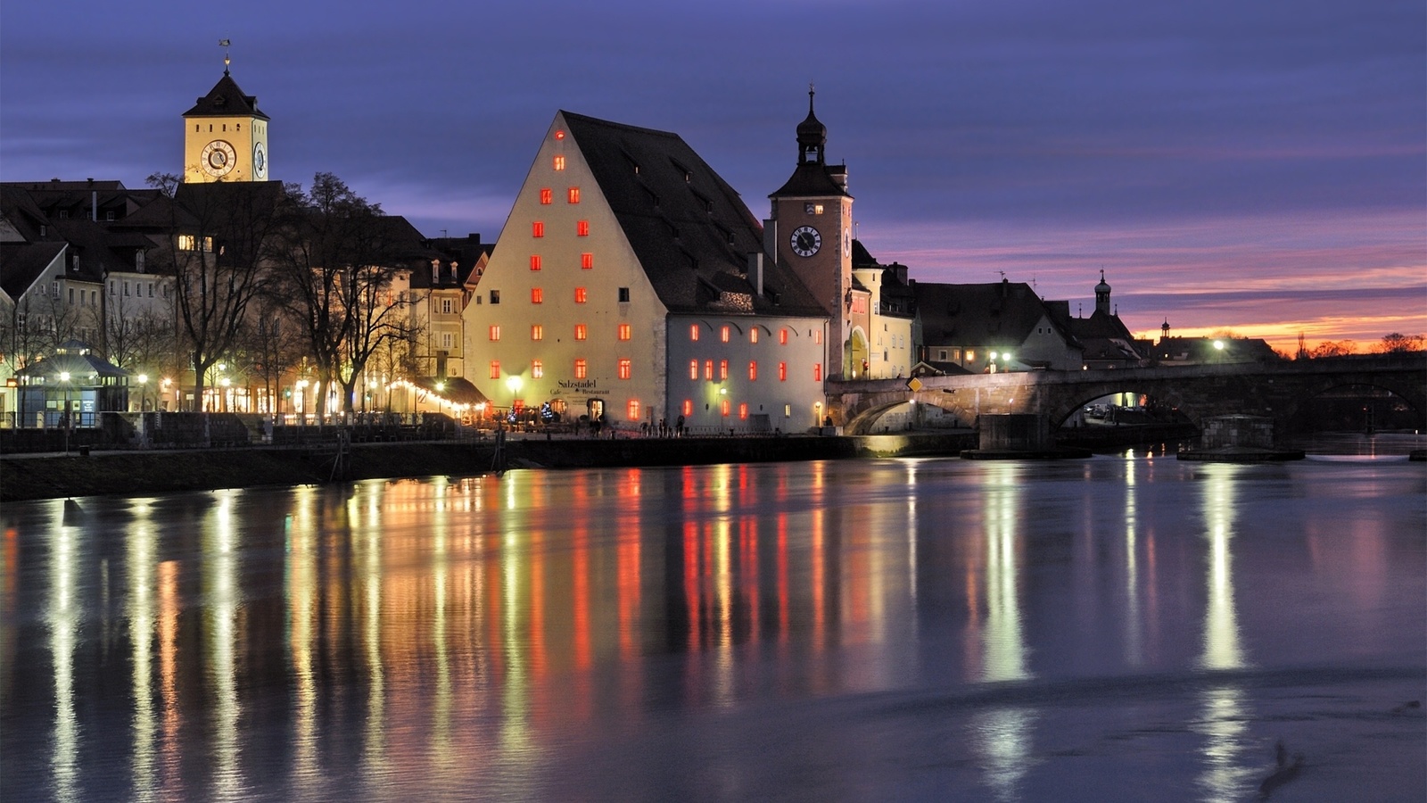 Bavaria, river, bridge, regernsburg, , city, beautiful, germany, 