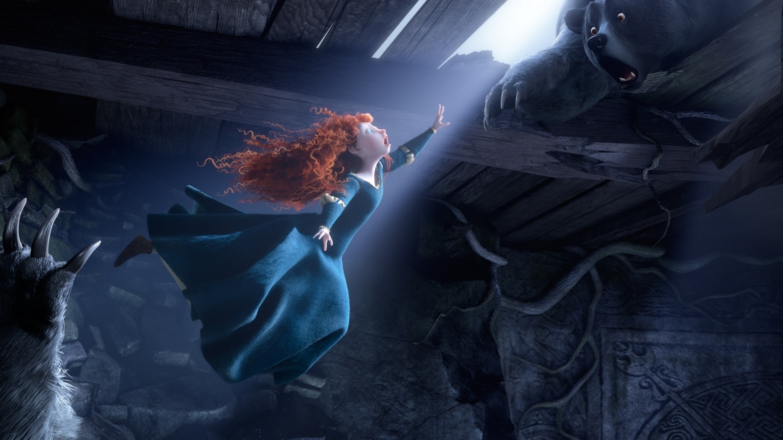 princess, film, bear, disney, Brave, merida, scotland, the movie, pixar, red hair