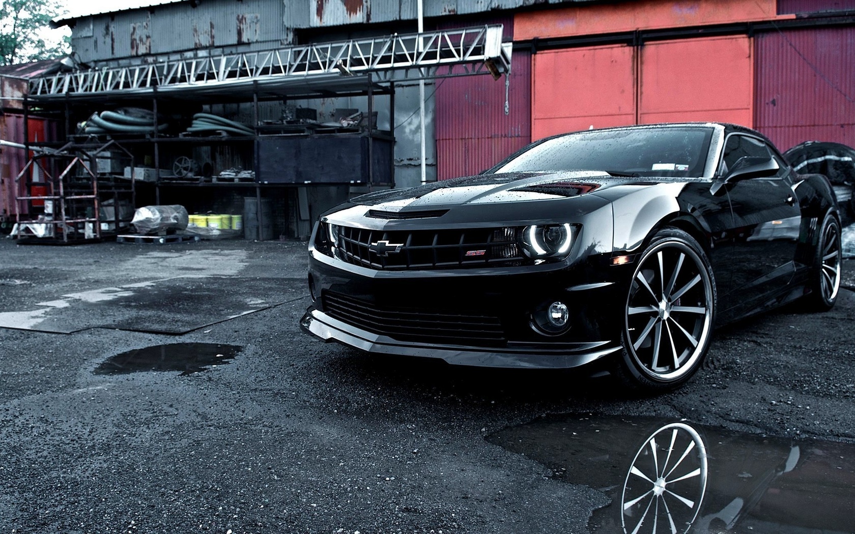 tuning, camaro, Car, wallpapers, chevrolet, automobile, beautiful, vossen, black