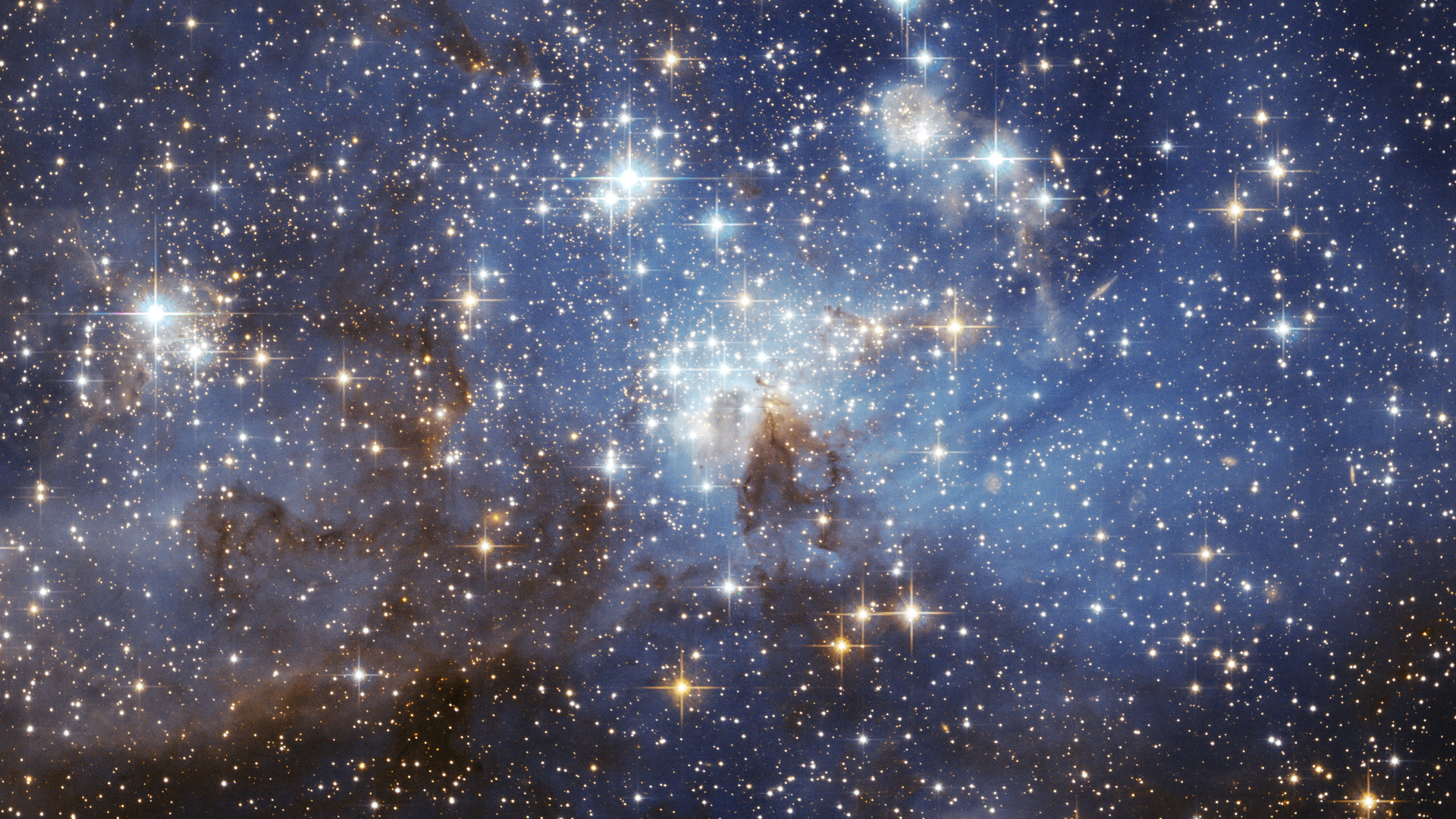 , , nebula, Lh 95, stars, space, 