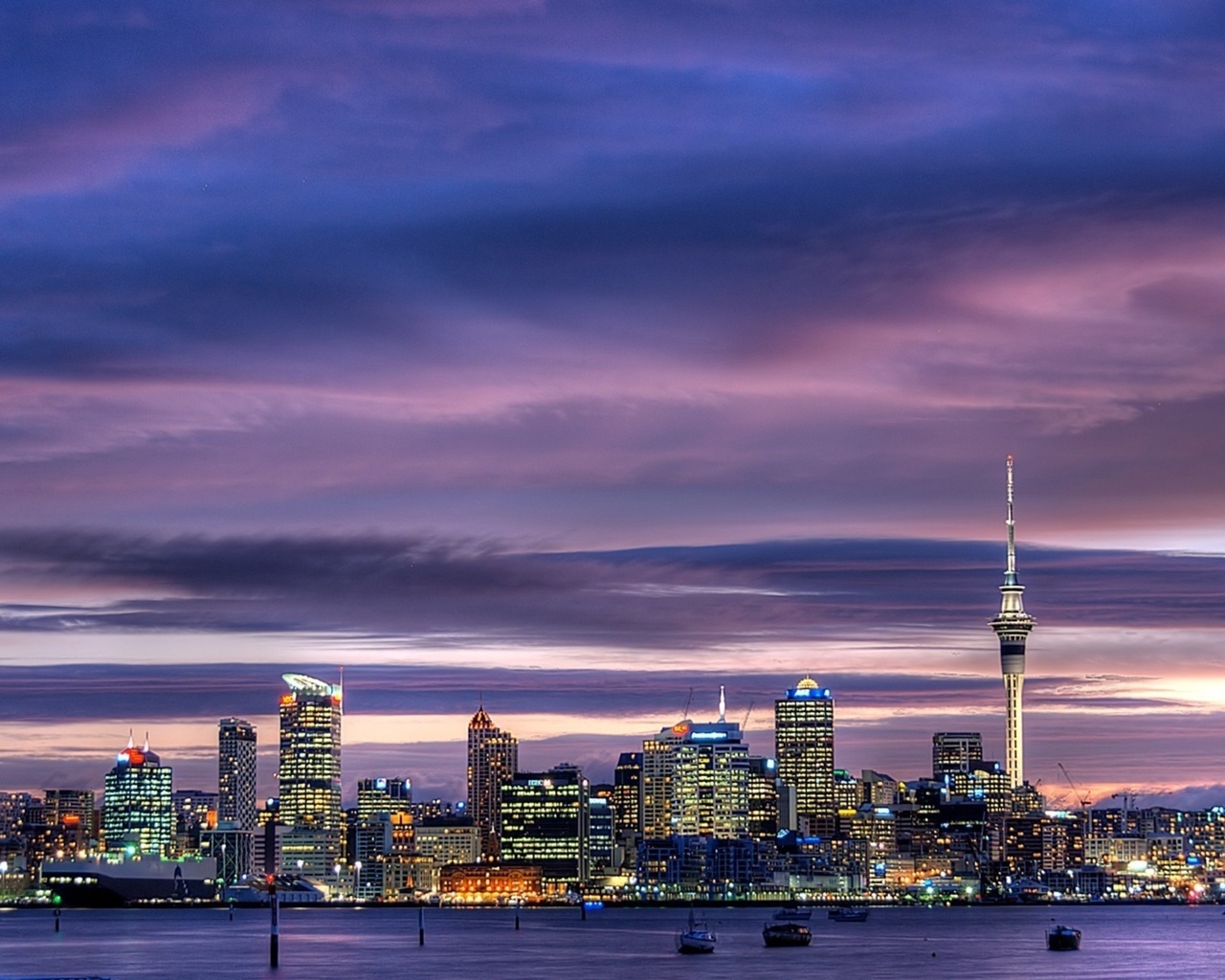 city, Auckland, skyscrapers, new zealand, , city center, sky tower, harbour, sky