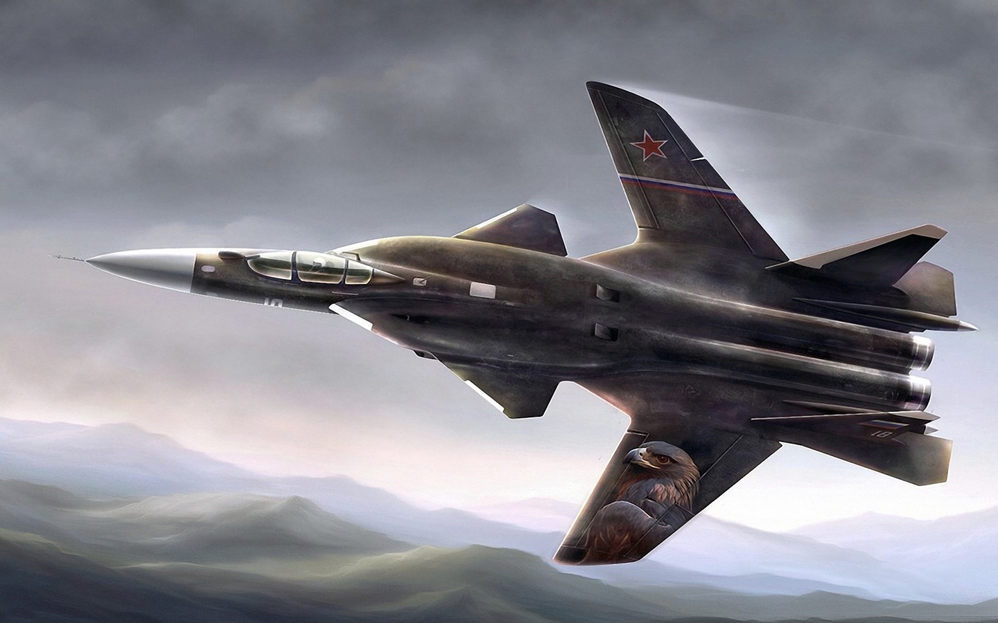 su-47 berkut, Aircraft jet, 