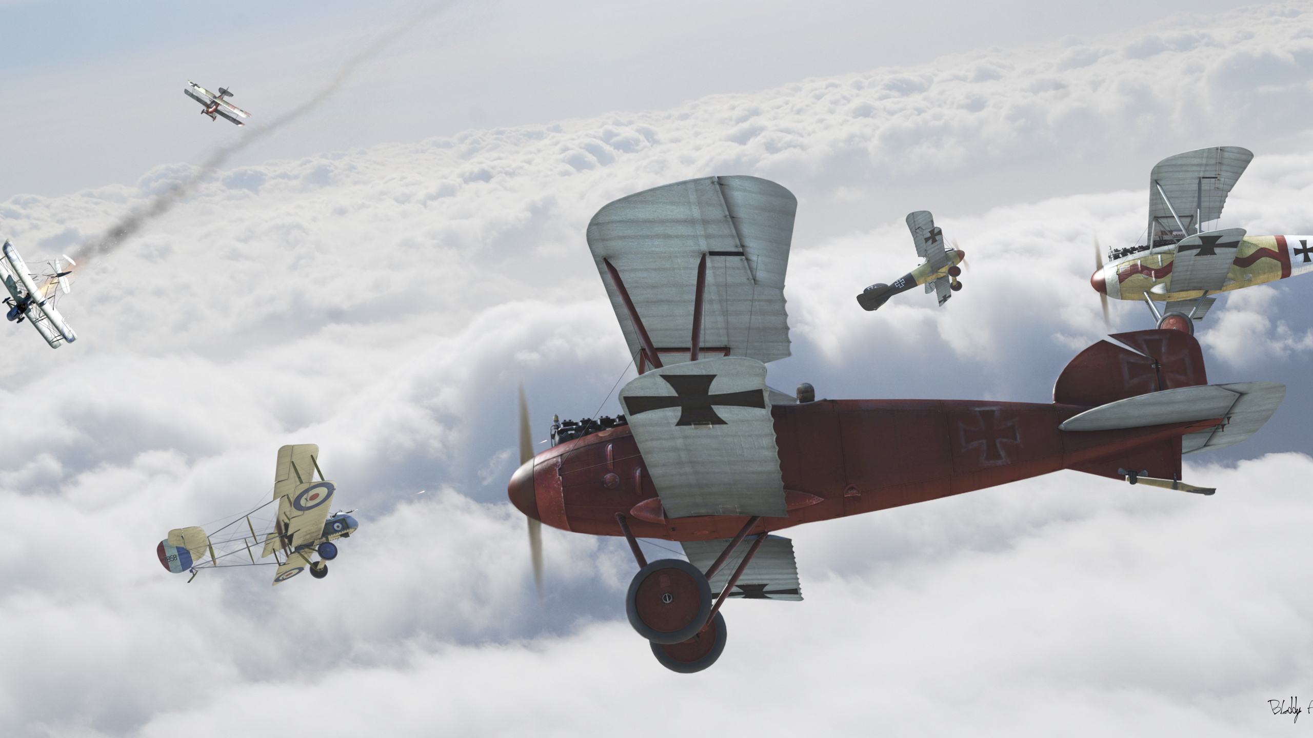 , , , , dh.2, albatros, red baron