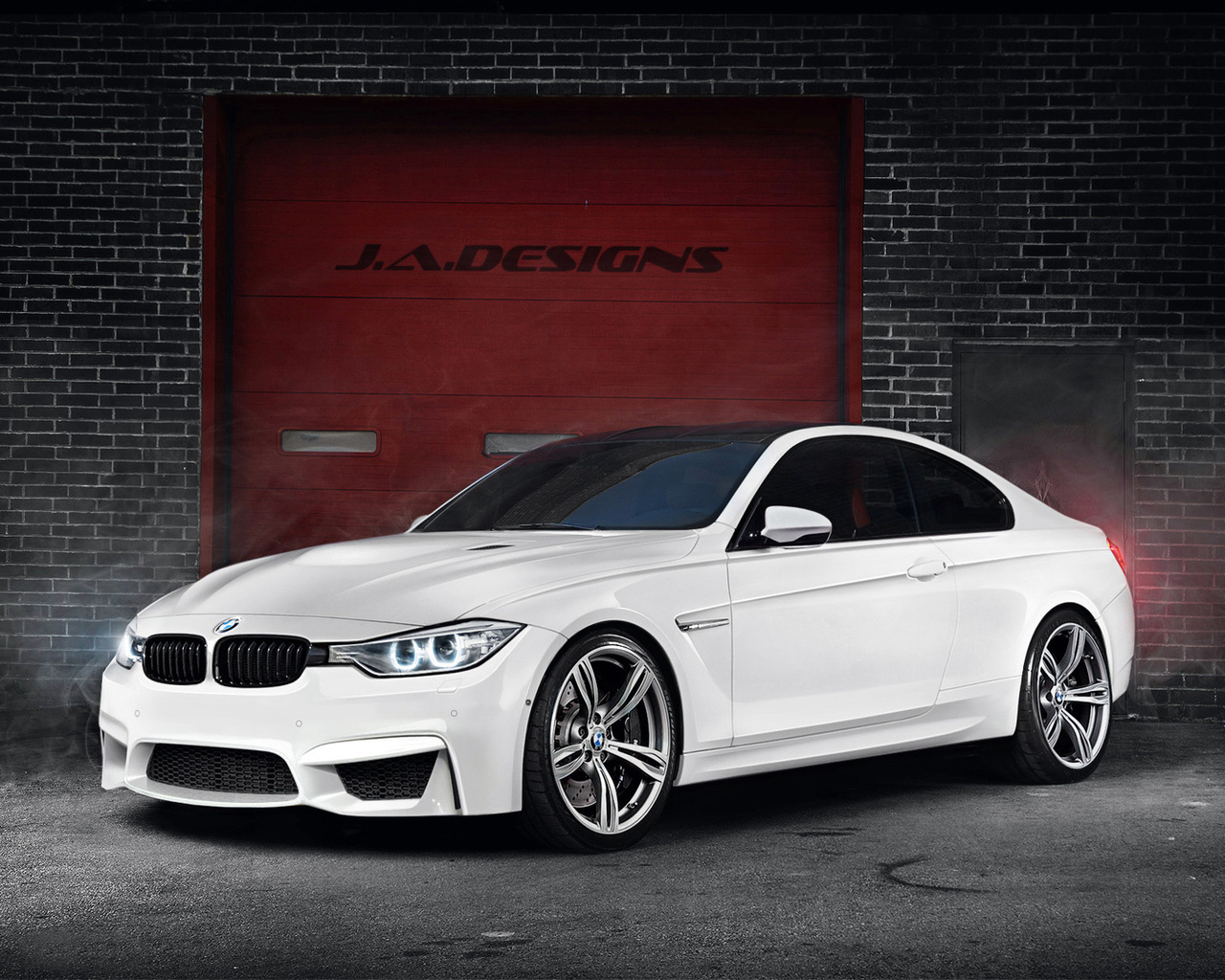 Bmw, white, by j.a.designs, m4, 2015 coupe, concept car, f82