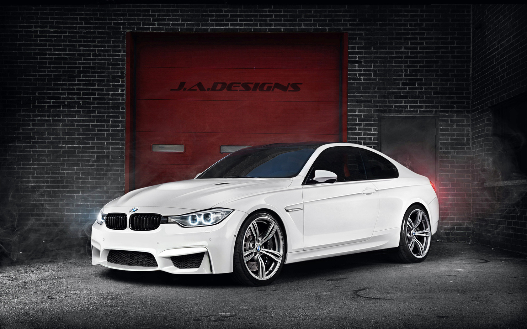 Bmw, white, by j.a.designs, m4, 2015 coupe, concept car, f82