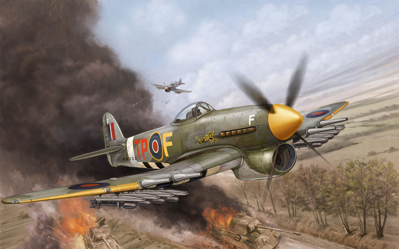 ,  , , hawker typhoon, , typhoon, mk.ib, 198 sqn, raf, tp-f, rb222