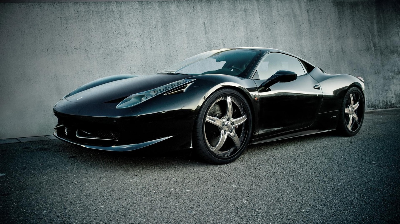 ferrari, 458 italia, black, wheels, , , ,  , , 