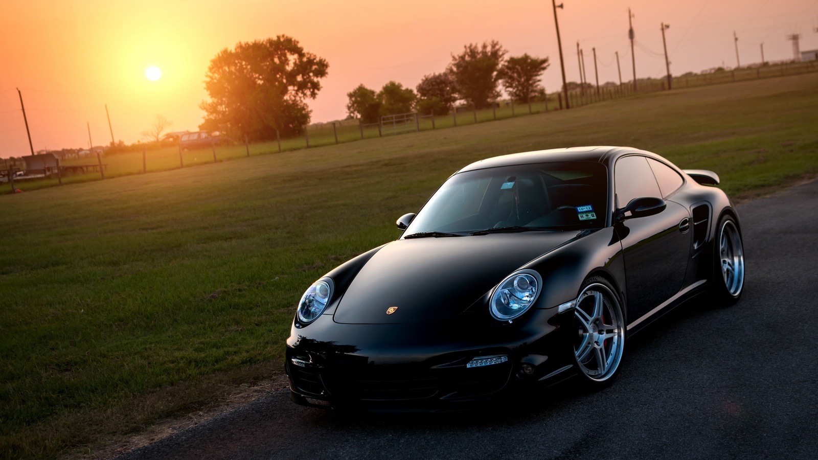 porsche, 911, turbo, 997, black, front, , , , , 