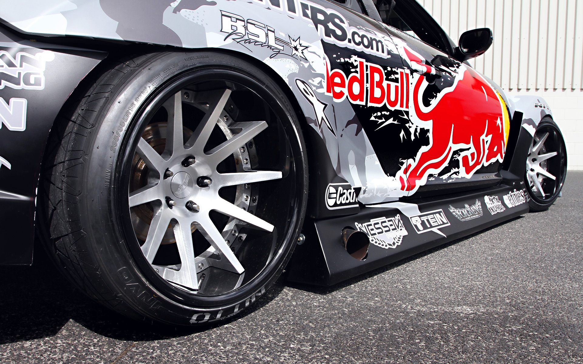 widebody, sportcar, rx-8, red-bull racing, drift, competition, team, spoiler, Mazda, wheels, tuning