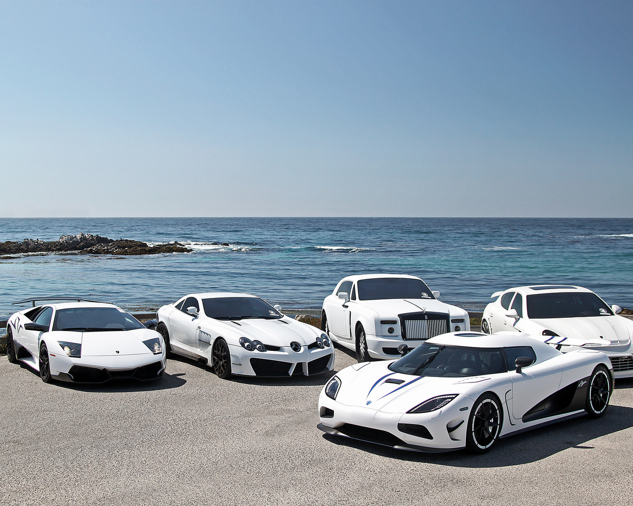 panamera, sls, Lamborghini, rolls-roys, phantom, koenigsegg, agera r, white, sv, porsche, mercedes