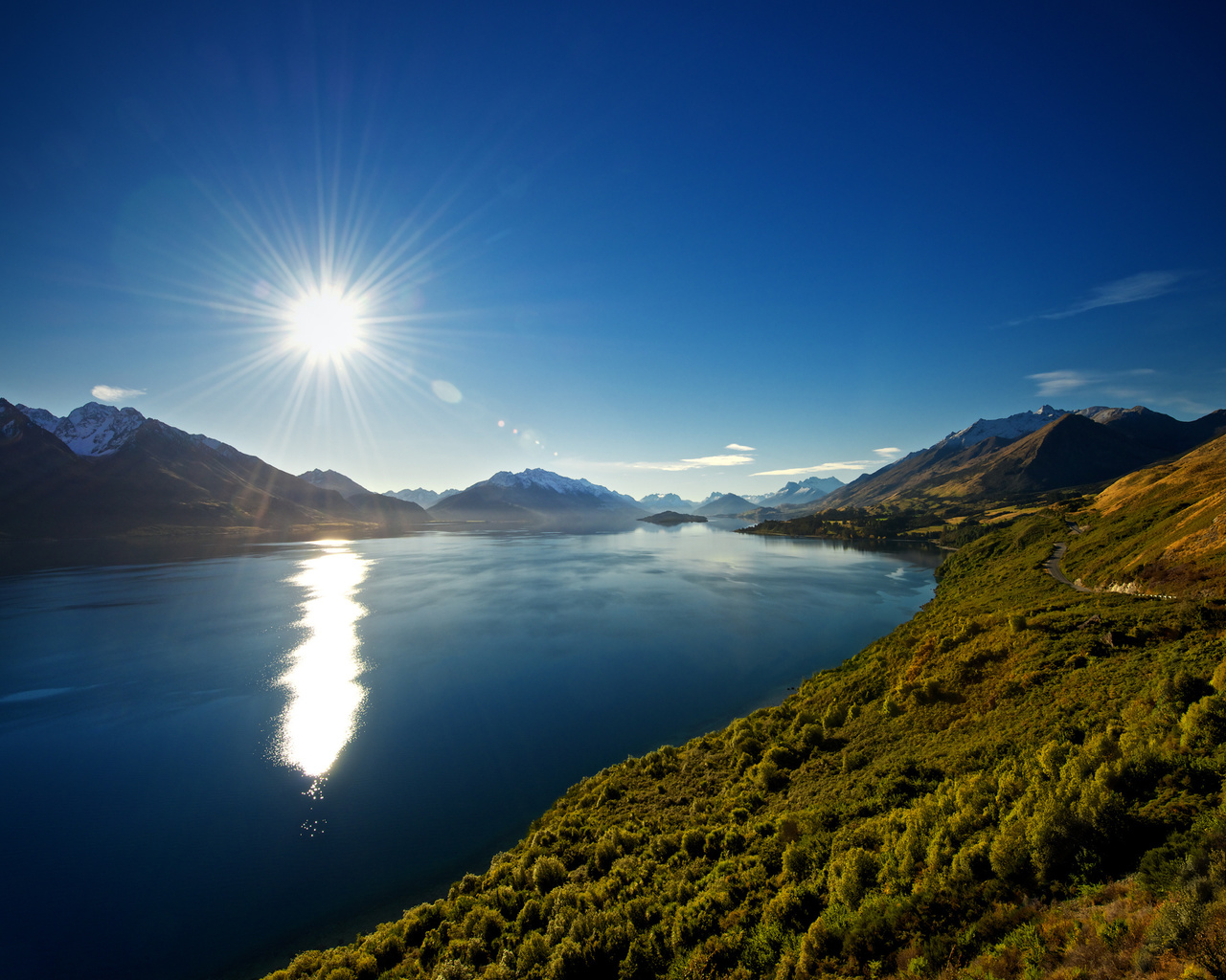 Lake wakatipu,  , new zealand, , , 