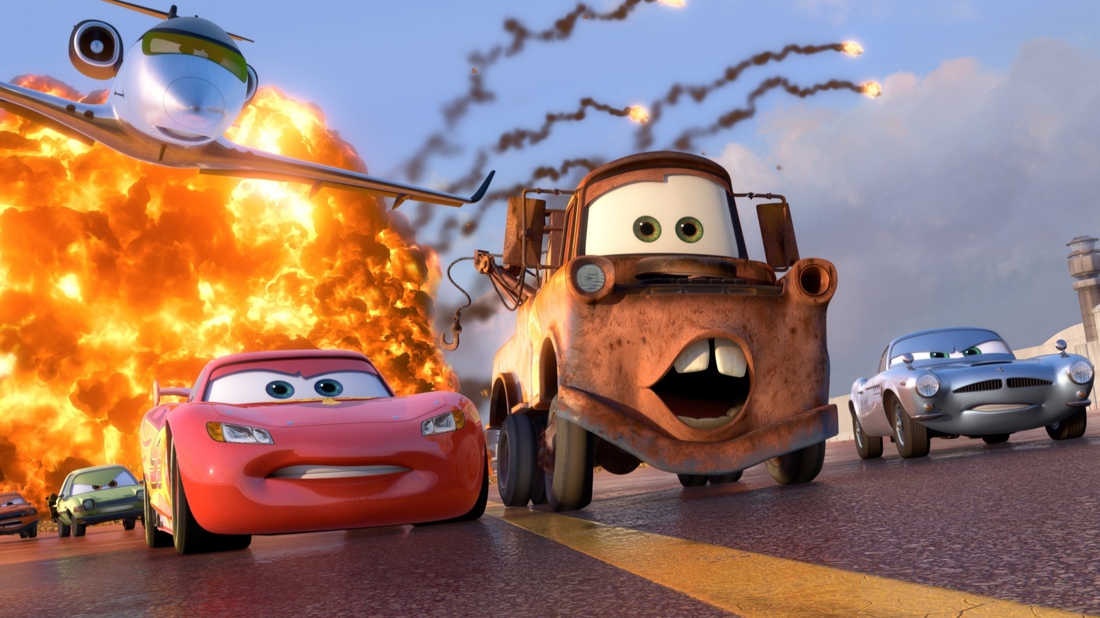 walt disney, animated film, sport, tokio drift, pixar, lightning, racing, owen wilson, Cars 2