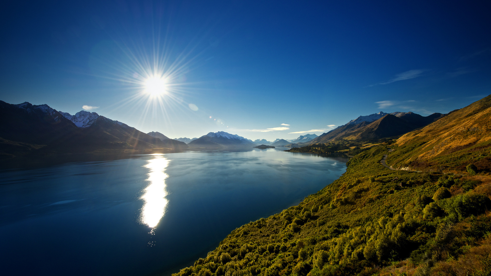 Lake wakatipu,  , new zealand, , , 