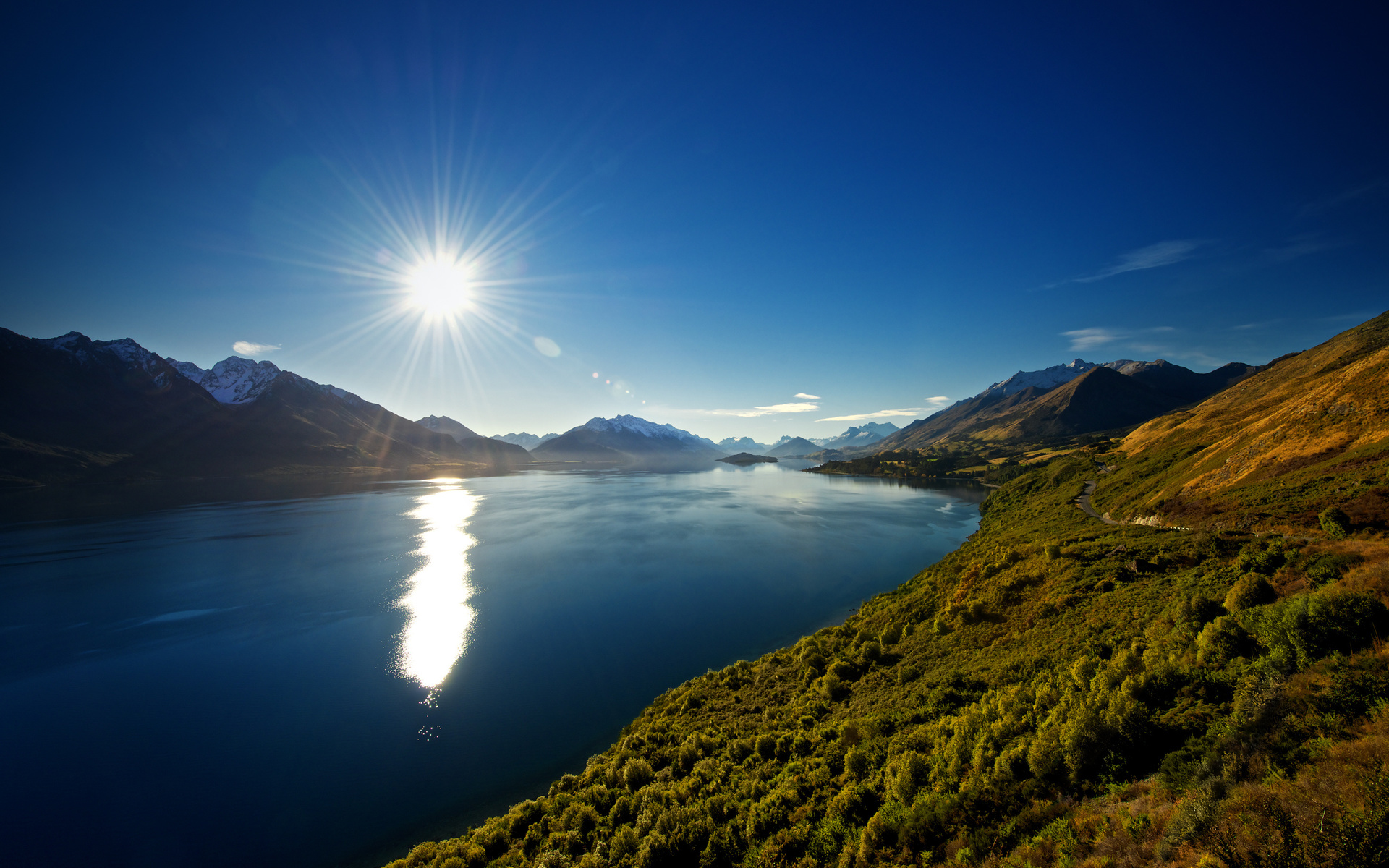 Lake wakatipu,  , new zealand, , , 