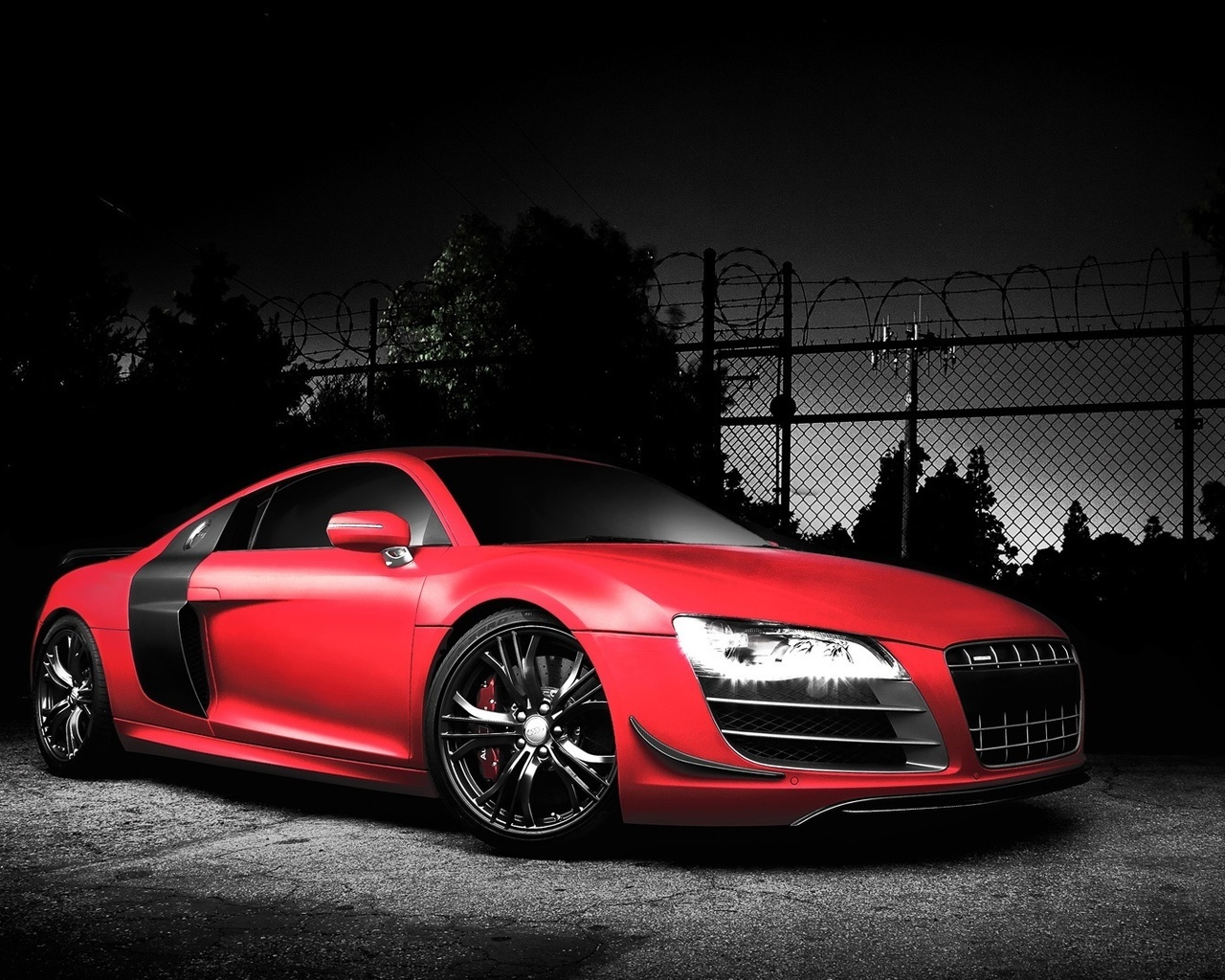 audi r8 gt, r8, audi, red