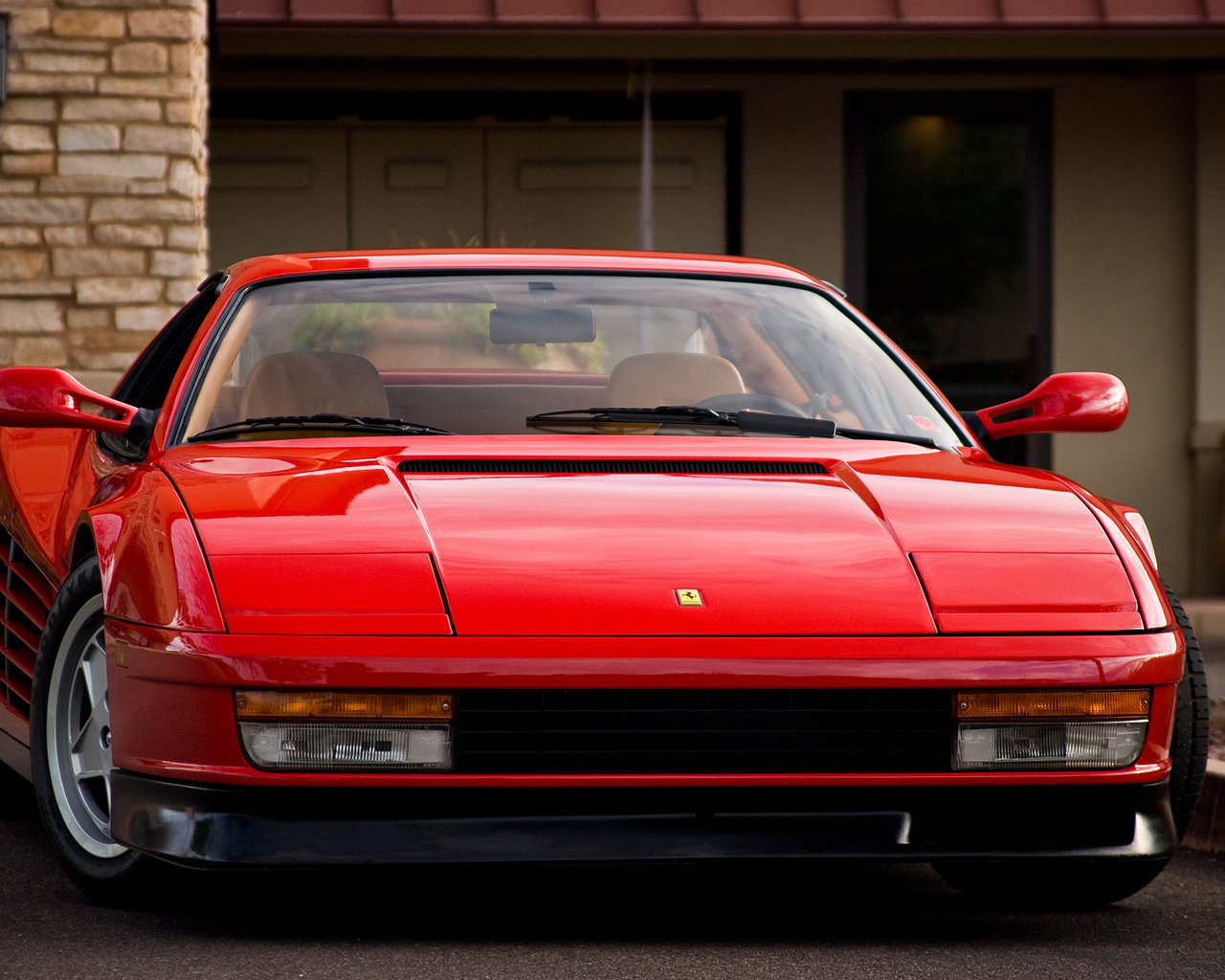 , , , 512, testarossa, red, bulding, Ferrari