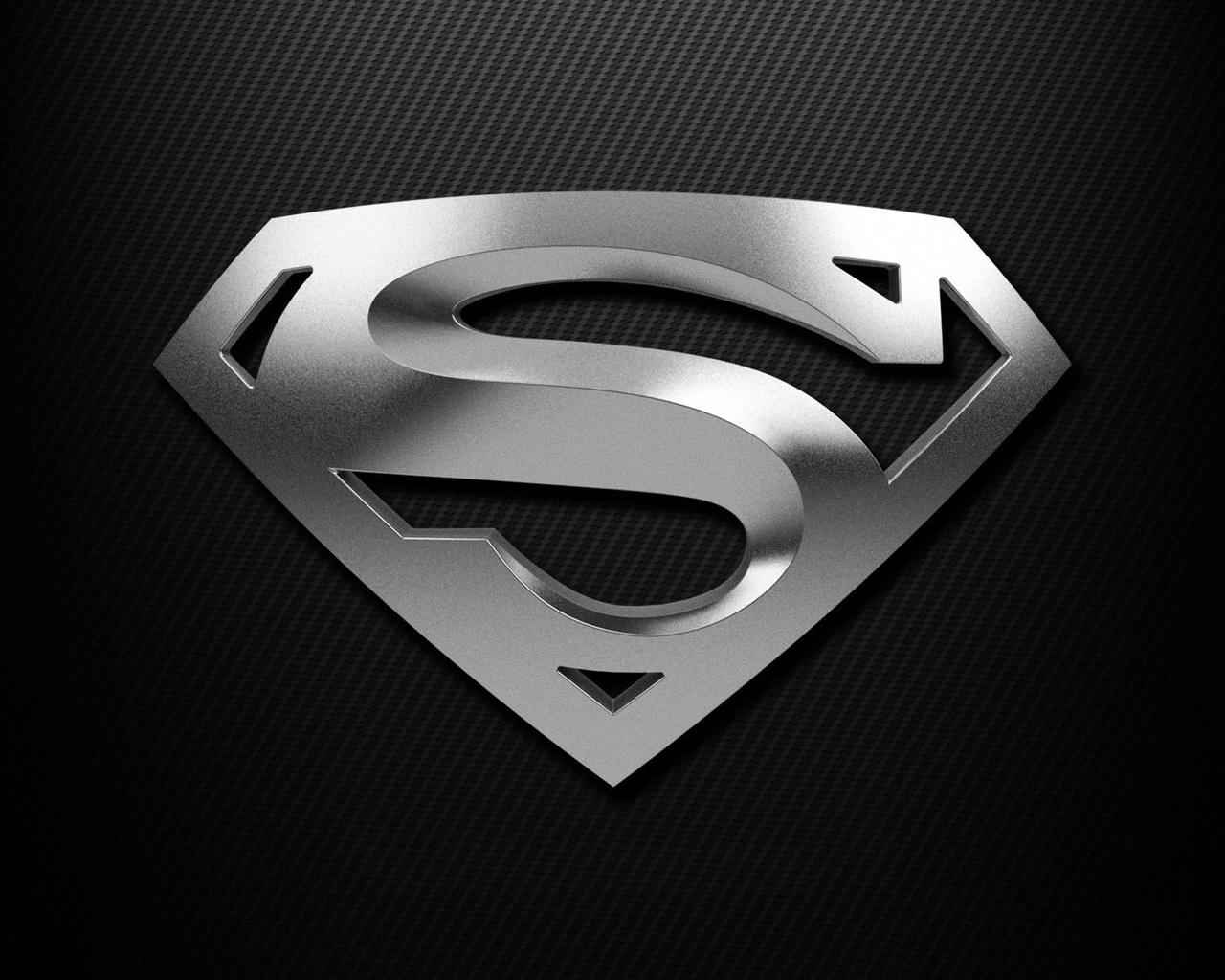 balck, gray, shield, Superman, silver