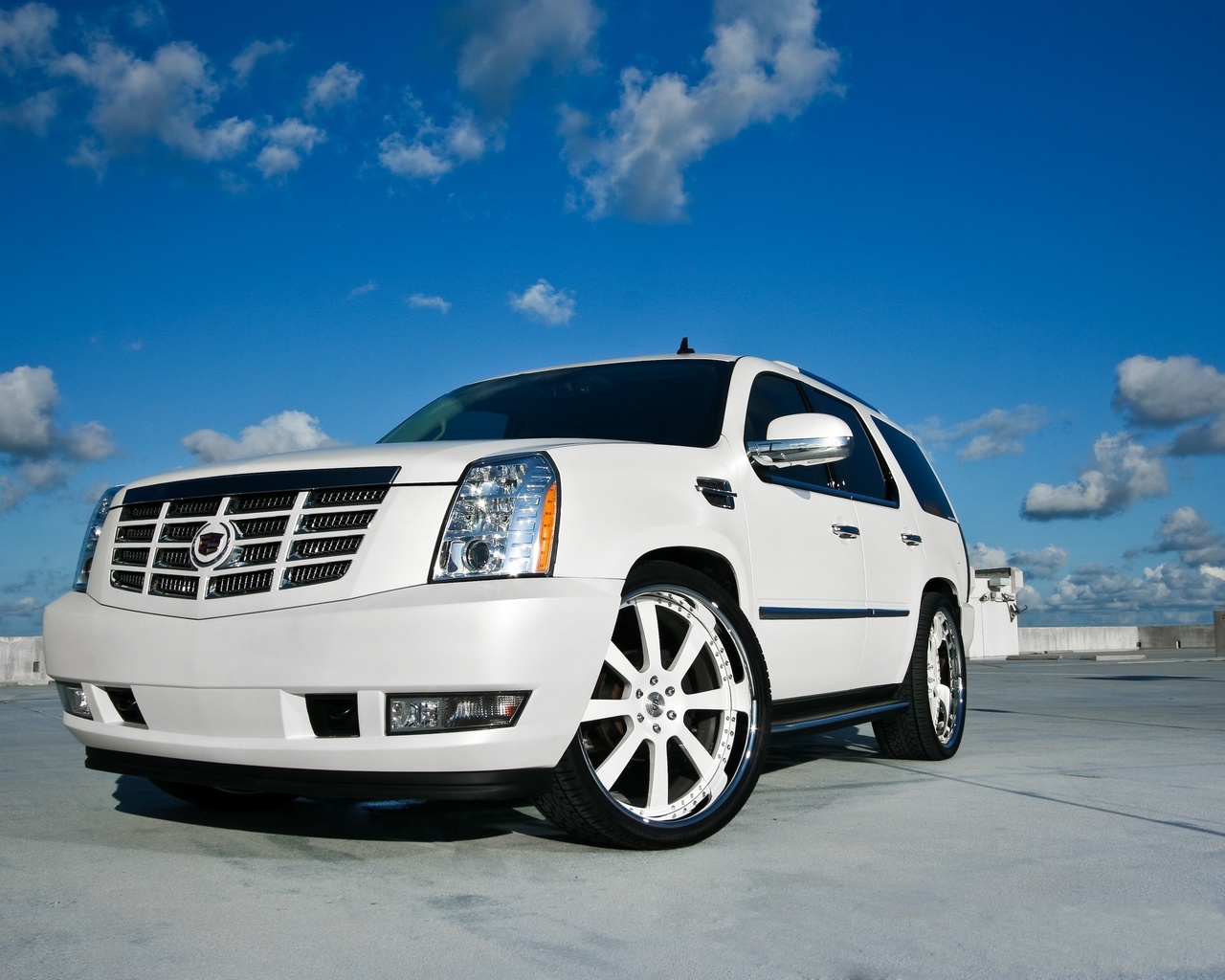 , , , sky, escalade, white, clouds, Cadillac