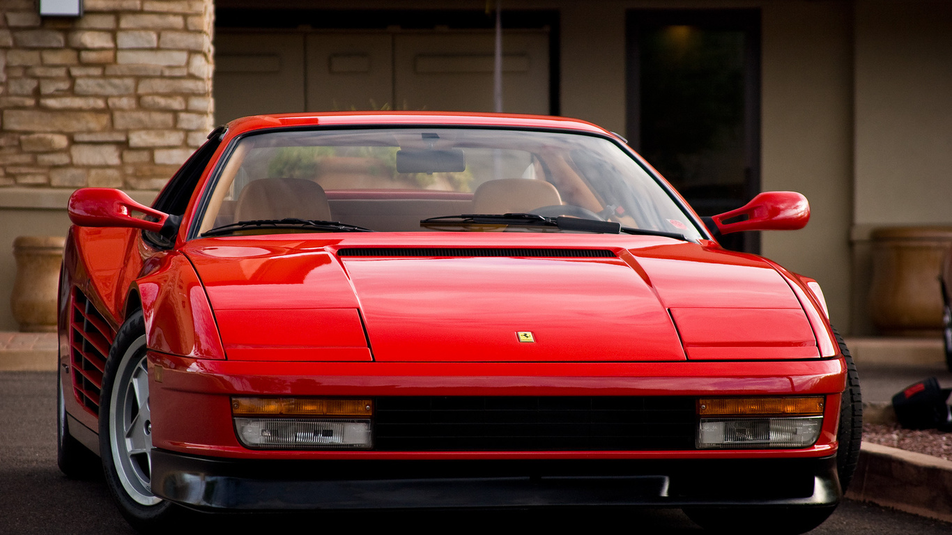 , , , 512, testarossa, red, bulding, Ferrari