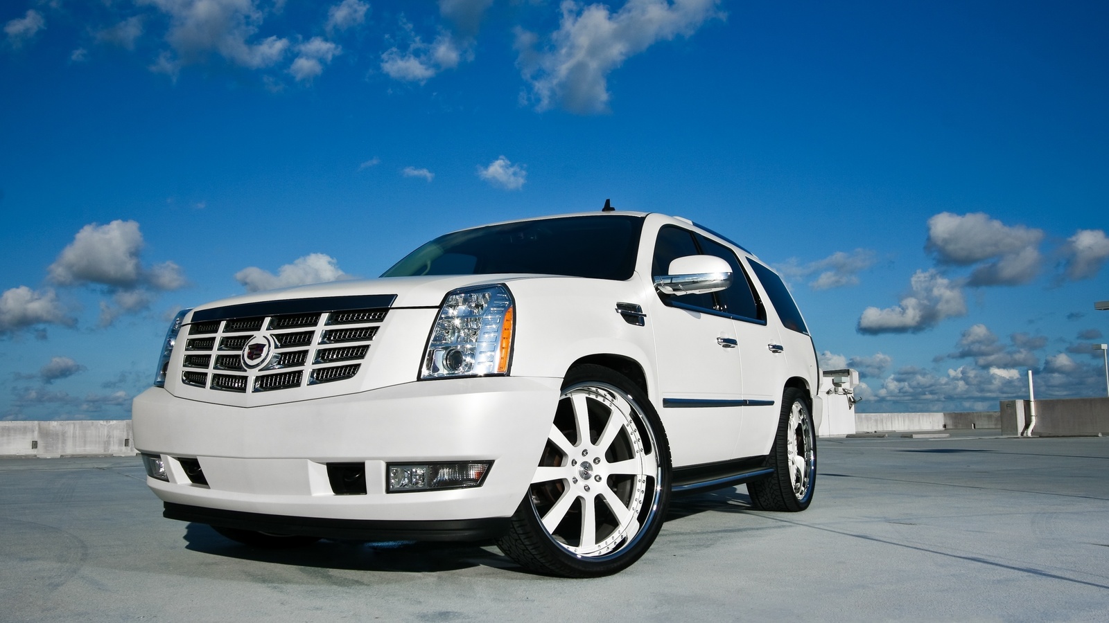 , , , sky, escalade, white, clouds, Cadillac