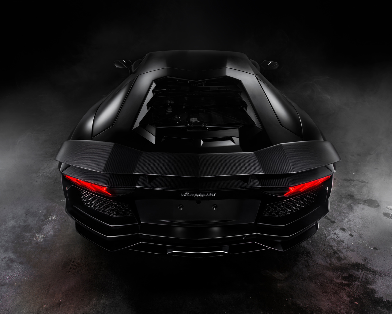 lamborghini, aventador, matte black, by perillo collision center, johan lee photography