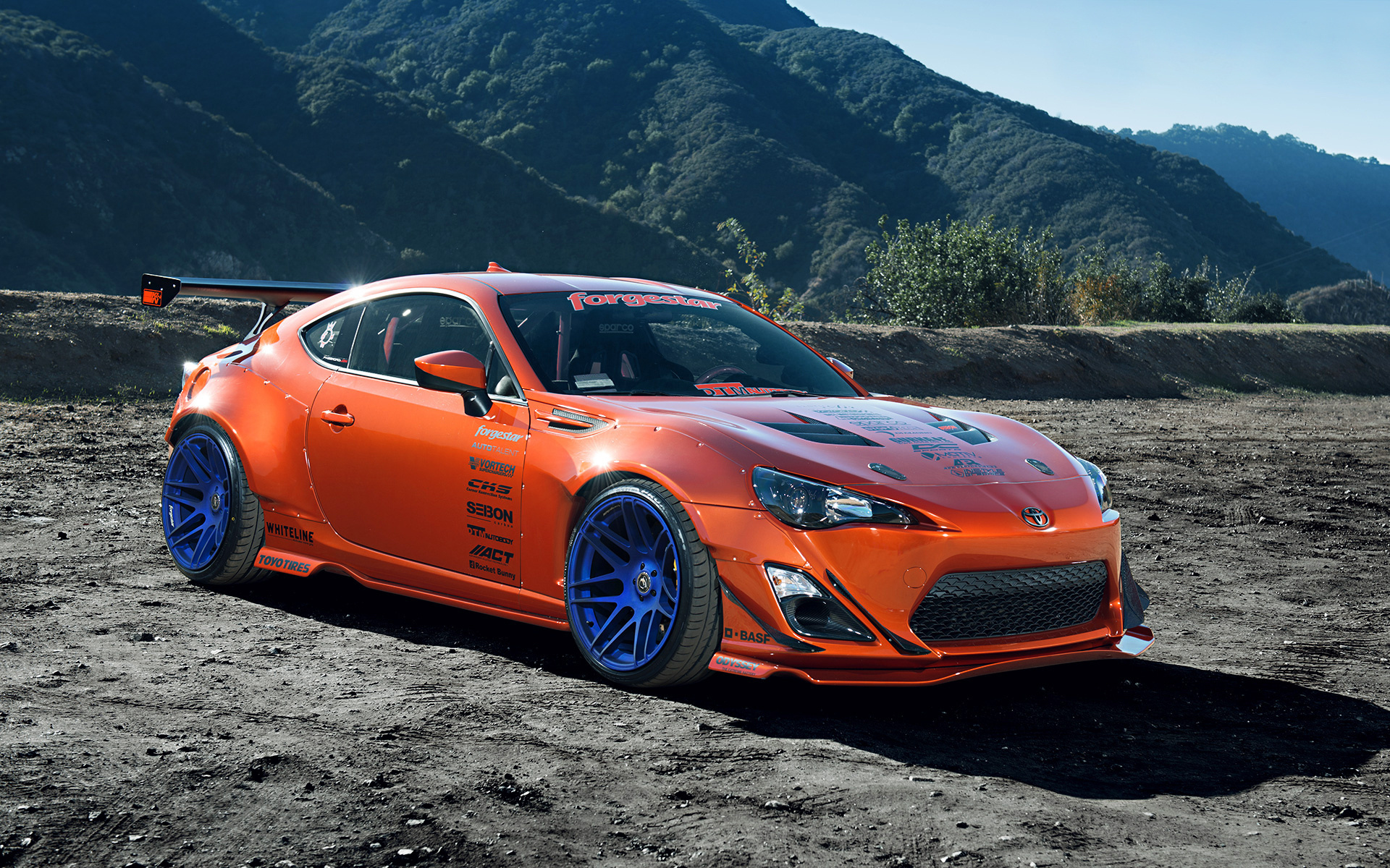 fr-s, 86, orange, tuning, Toyota, mountain, style, rims, scion, spoilers, wheels, widebody, toyota, gt86