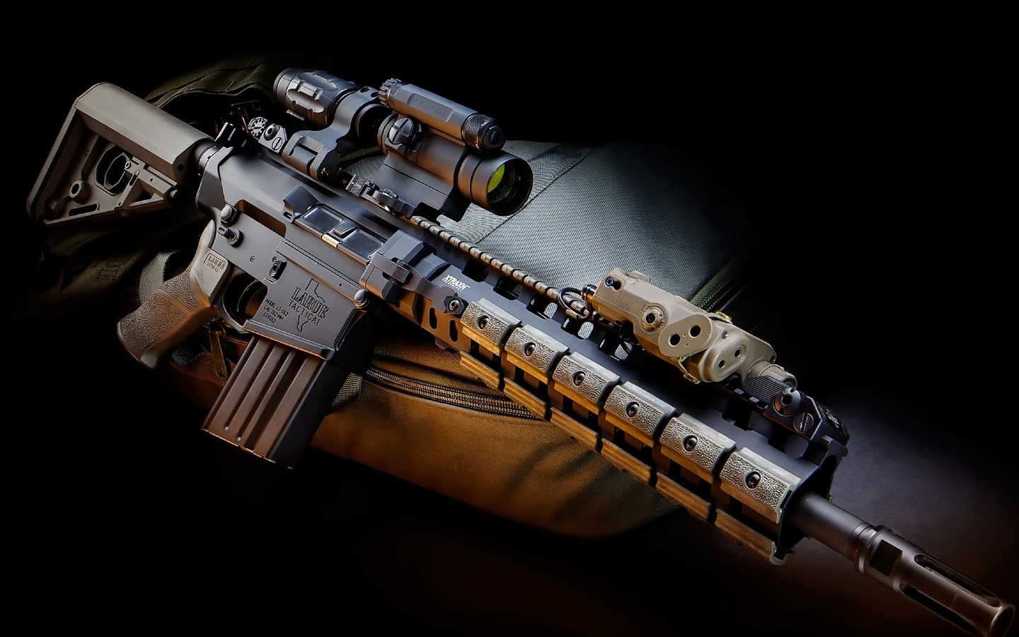 laser system, assault rifle, scar-h sv