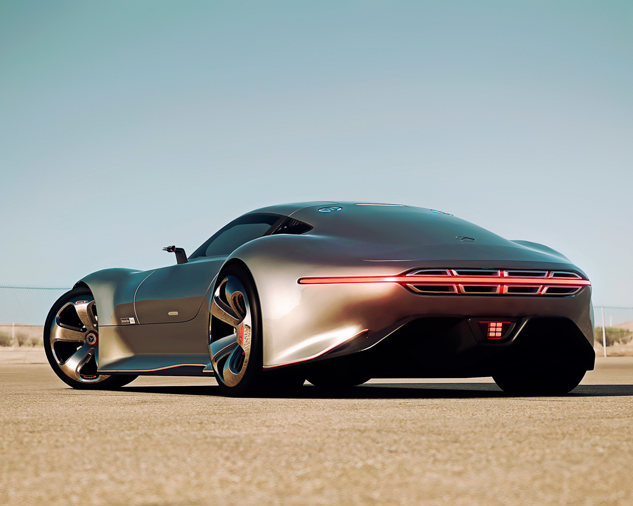 mercedes-benz, amg vision, gran turismo, silver stunner