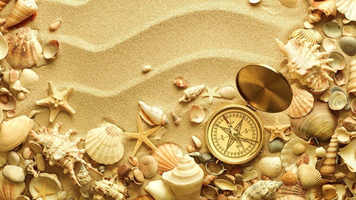 , , , , , summer, sand, creative, seashells, compass, starfish