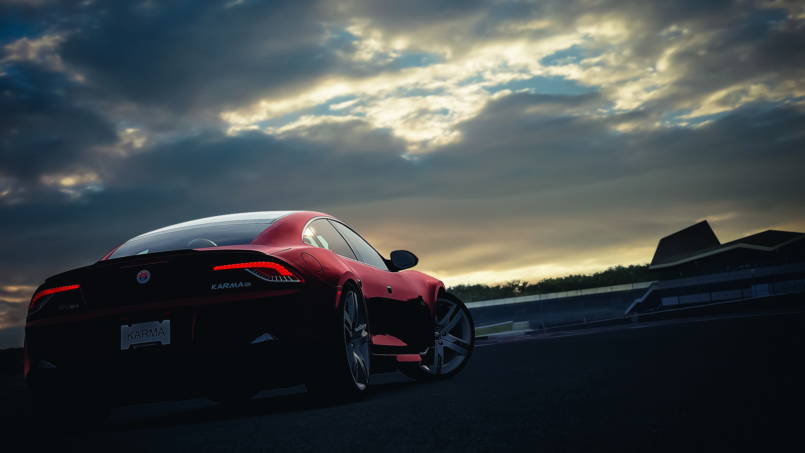 fisker, karma, , , car, sunset, 